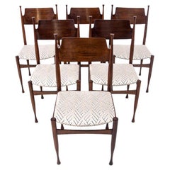 Used Set of Six Beige Chairs, Scandinavia, 1940s, Restored