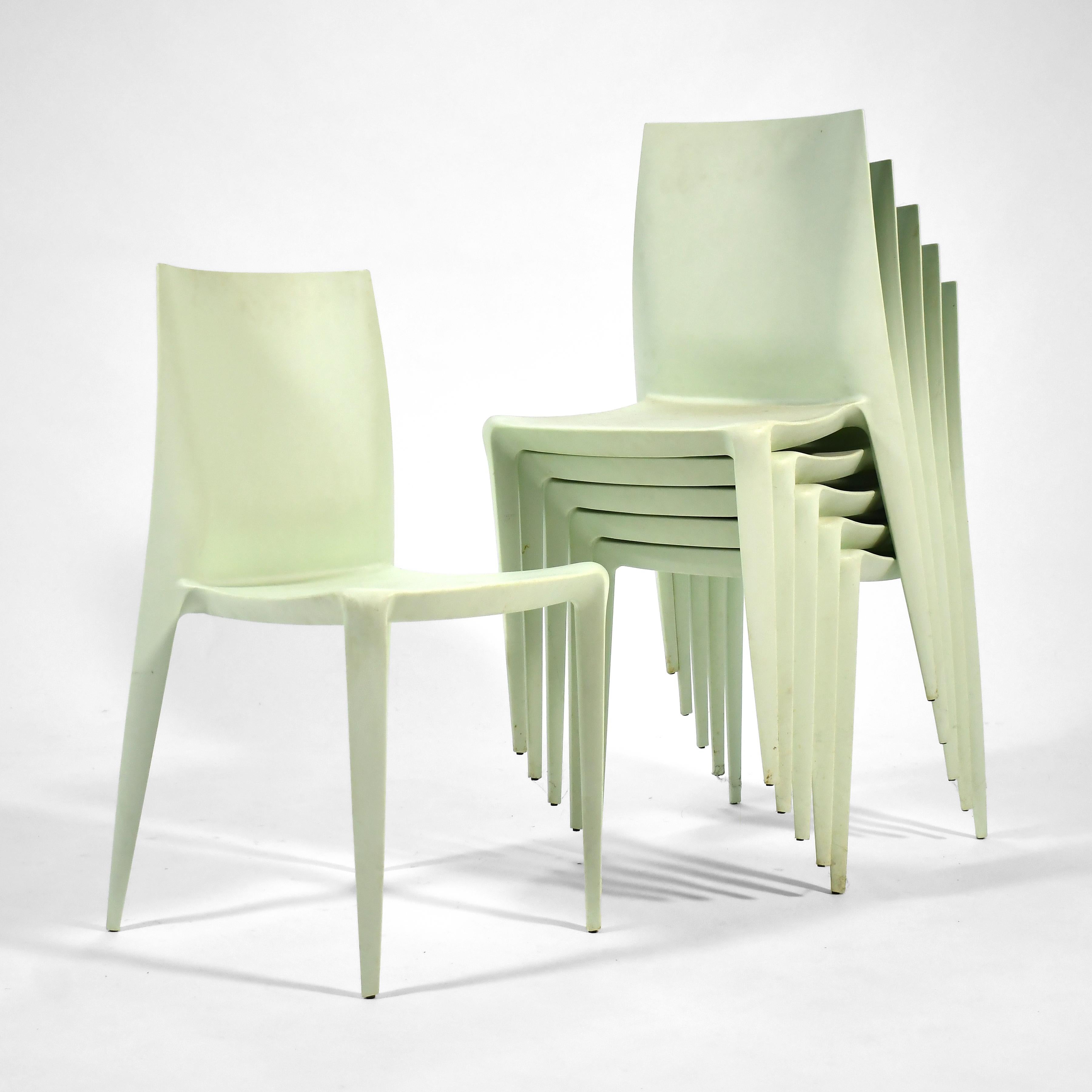 Moderne Ensemble de six chaises Bellini par Heller en vente