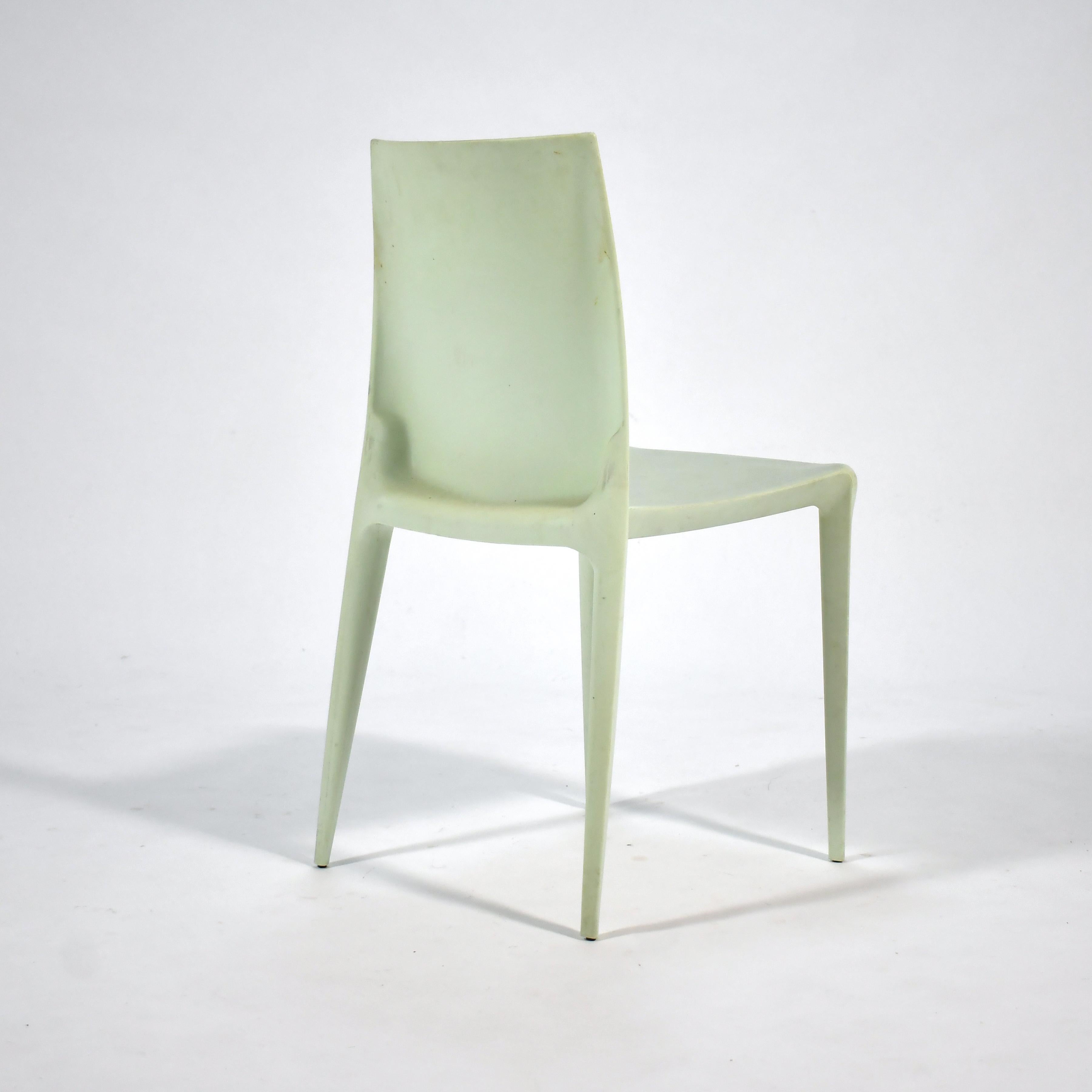 Plastic Set of Six Bellini Chairs by Heller For Sale