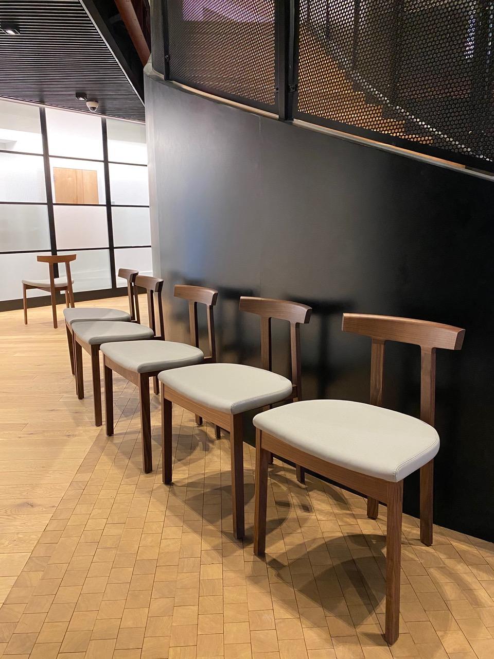 Italian Set of Six Bensen Torii Chairs