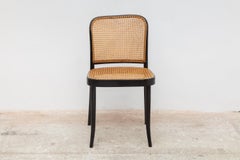 Set of Six Bentwood Cane Dining Chairs Designed by Josef Hoffman for Thonet