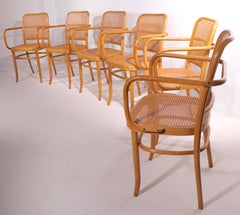 Set of Six Bentwood Chairs by Hoffman for Stendig