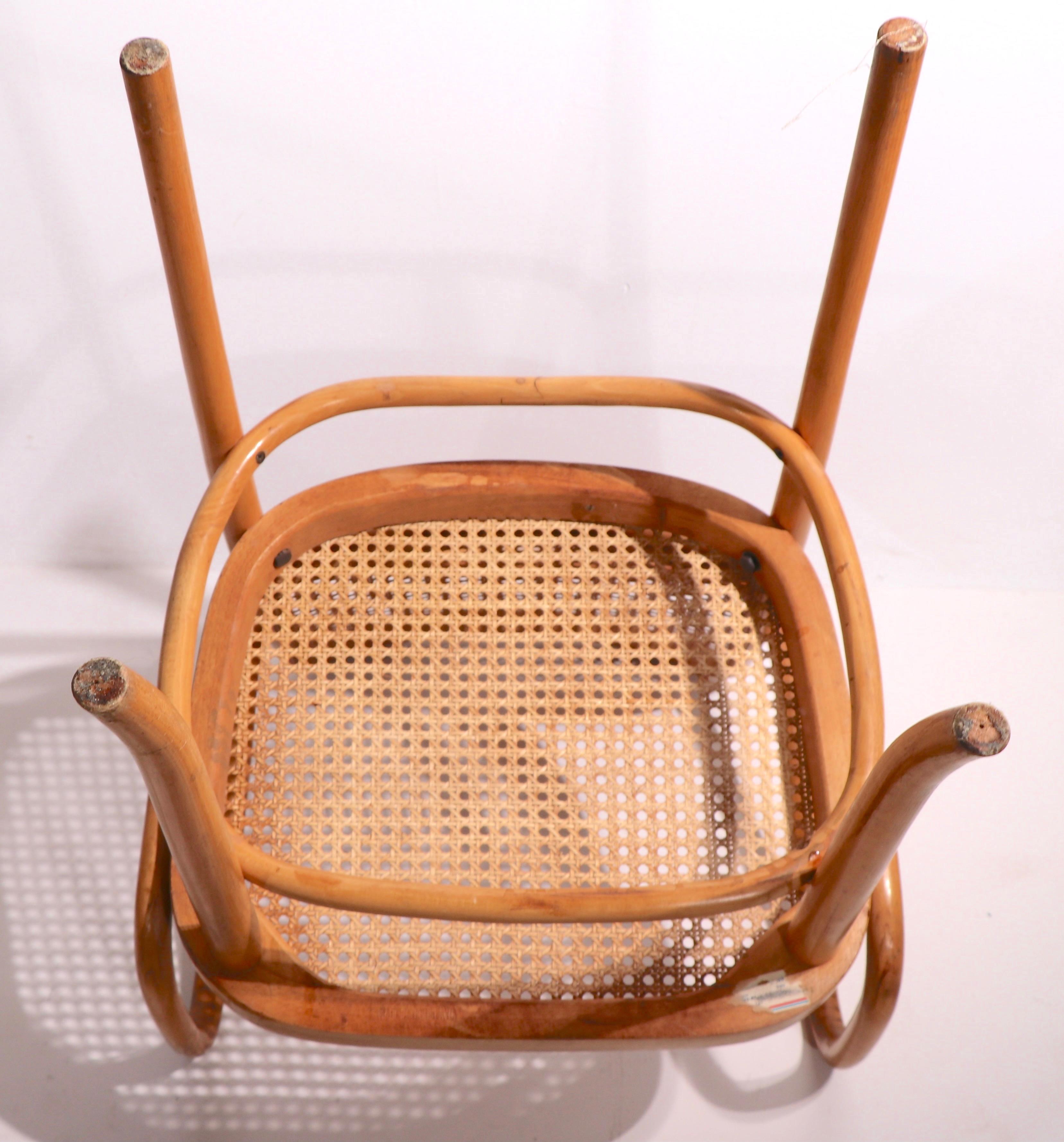Set of Six Bentwood Chairs by Hoffman for Stendig 1