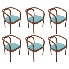 Set of Six Bentwood Dining Chairs Ton, 1992
