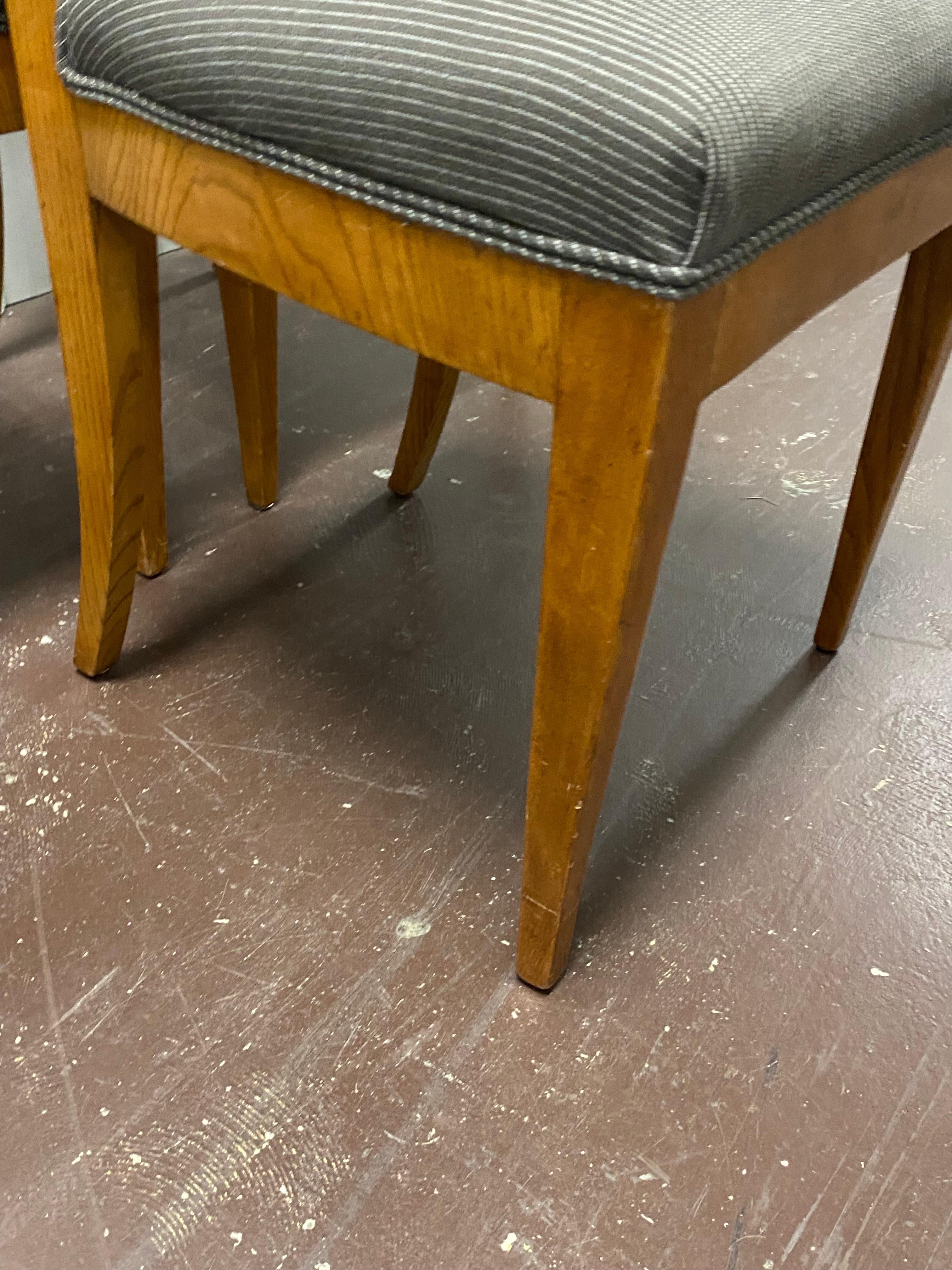 Set of Six Biedermeier Ash Dining Chairs, Central Germany, c. 1830/35 For Sale 8