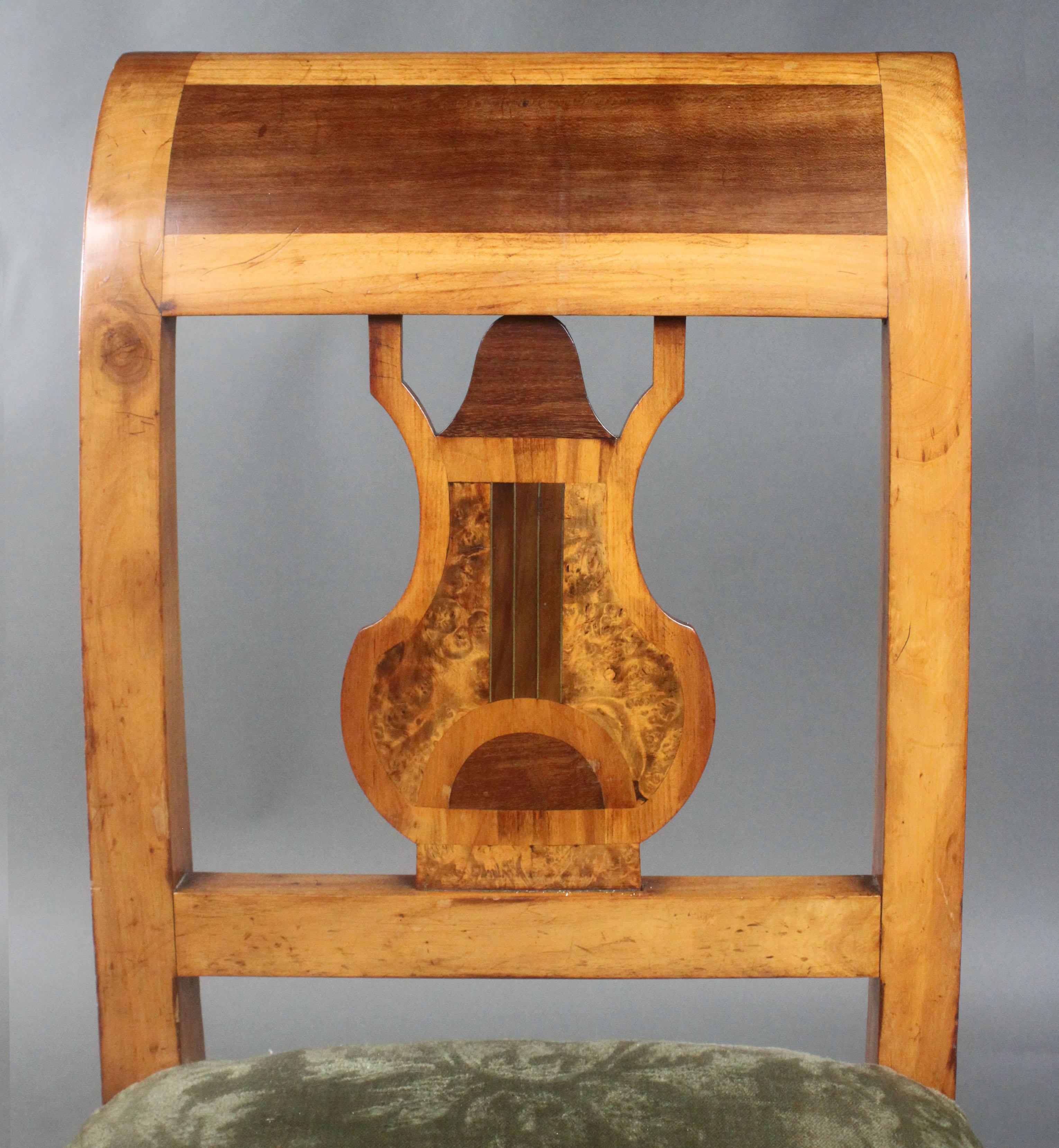 Set of Six Biedermeier Chairs For Sale 1