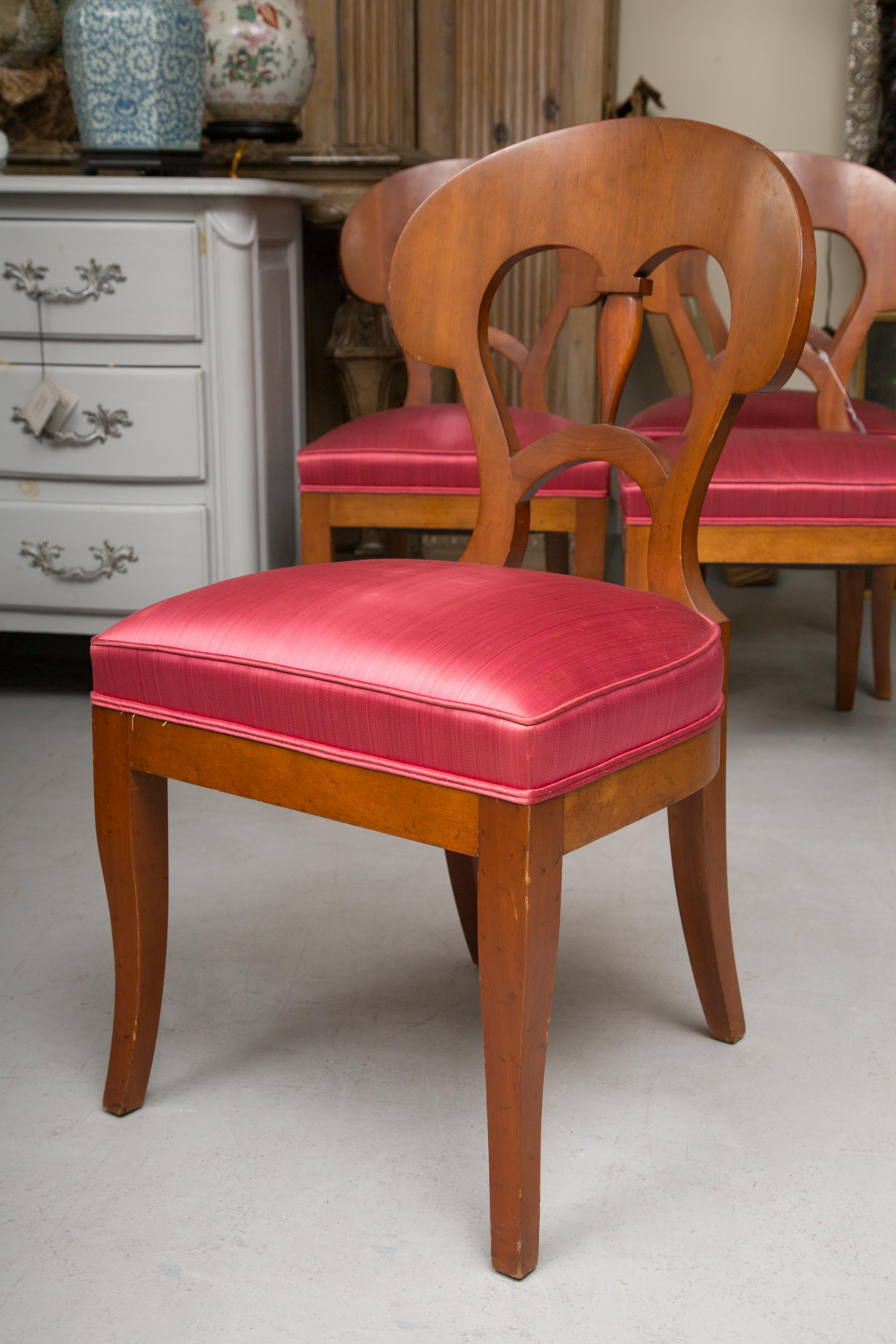 Set of Six Biedermeier Style Side Chairs 5