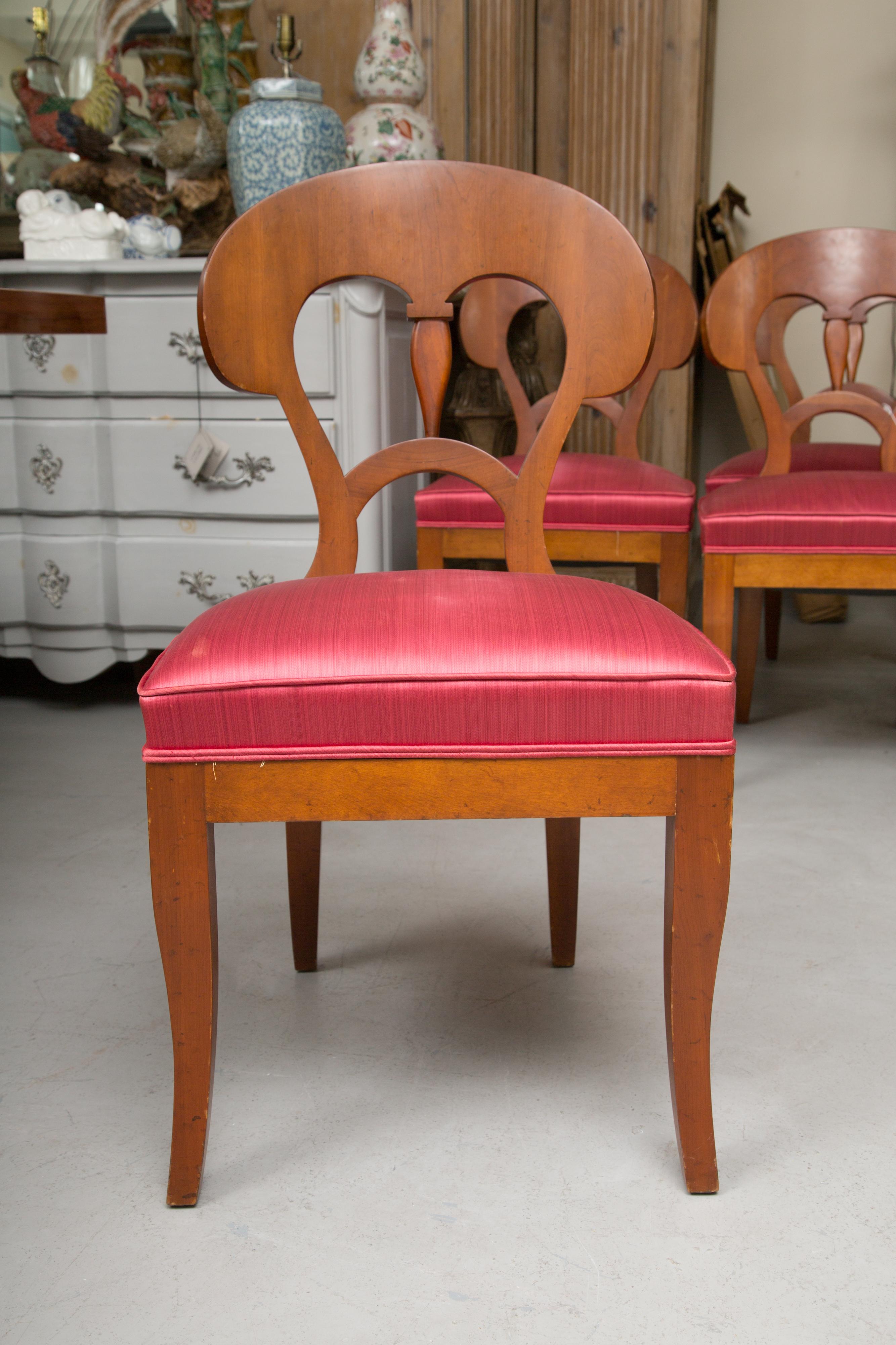 Set of Six Biedermeier Style Side Chairs 1