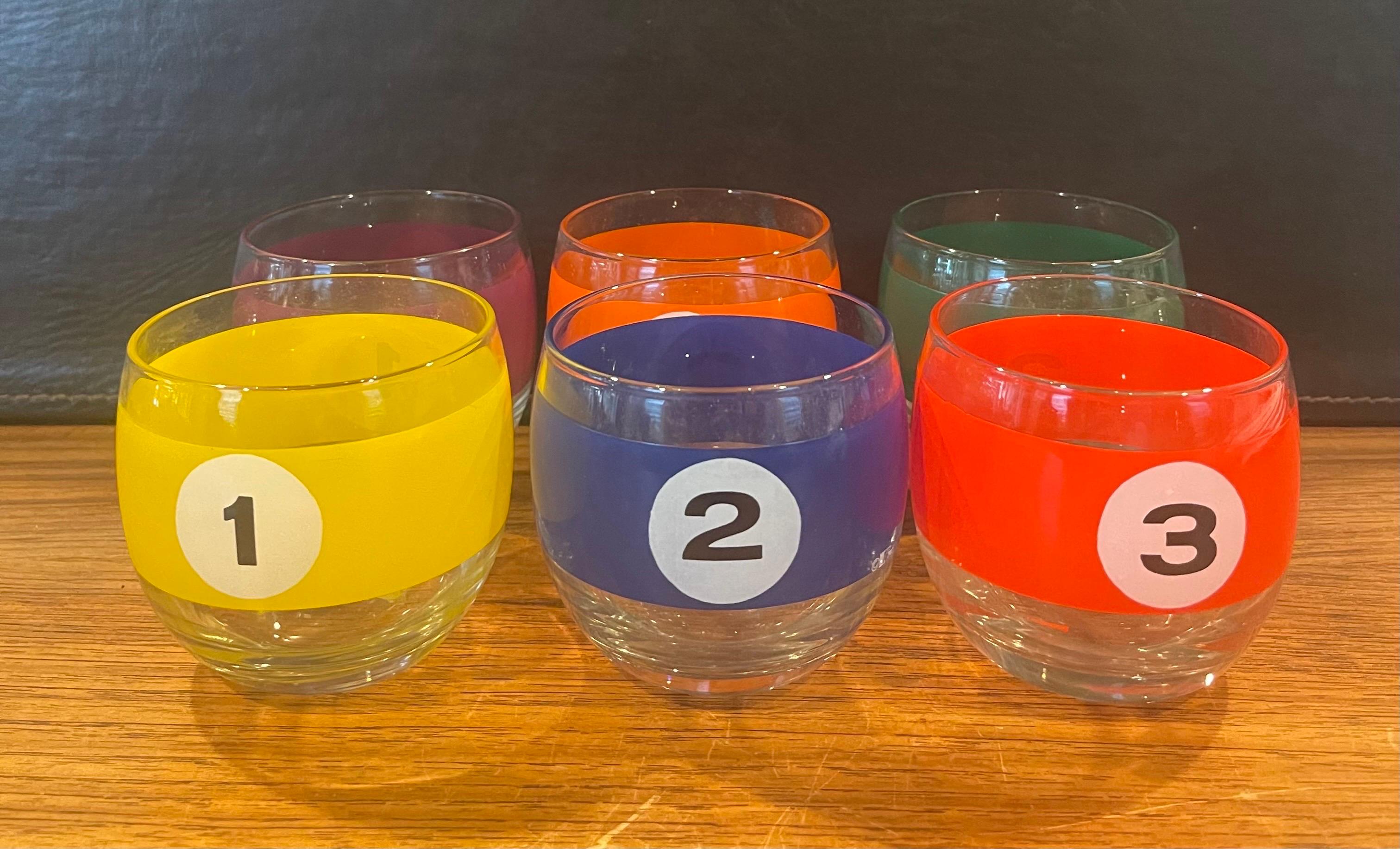 pool ball candle holders