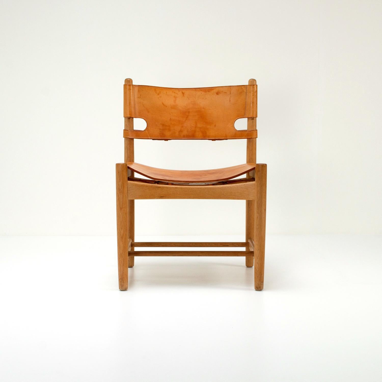 Mid-20th Century Set of Six BM 3237 Dining Chairs by Børge Mogensen, Denmark, 1960s
