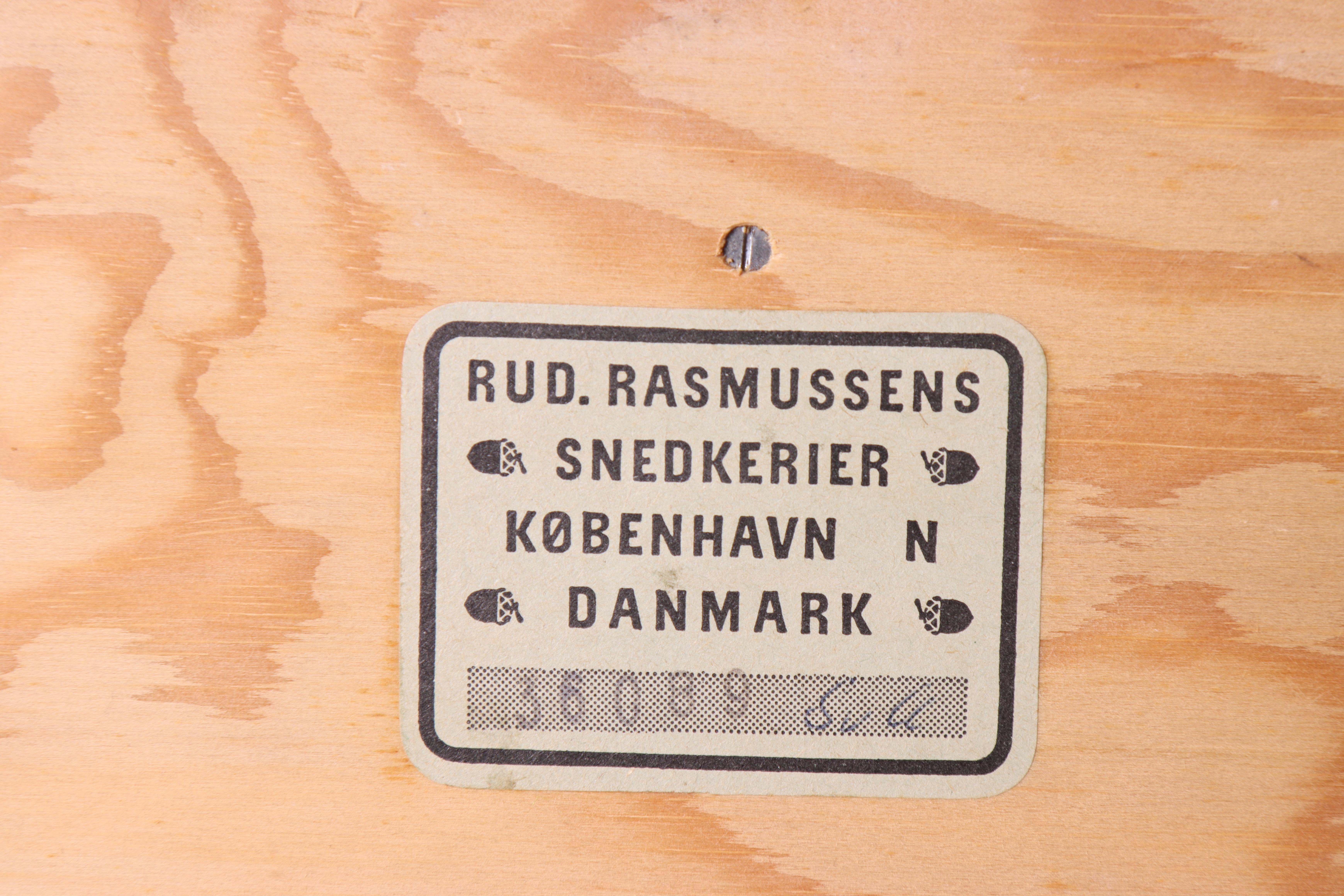 Set di sei librerie in Oak di Mogens Koch, Design danese, metà del secolo scorso, anni '60 in vendita 1