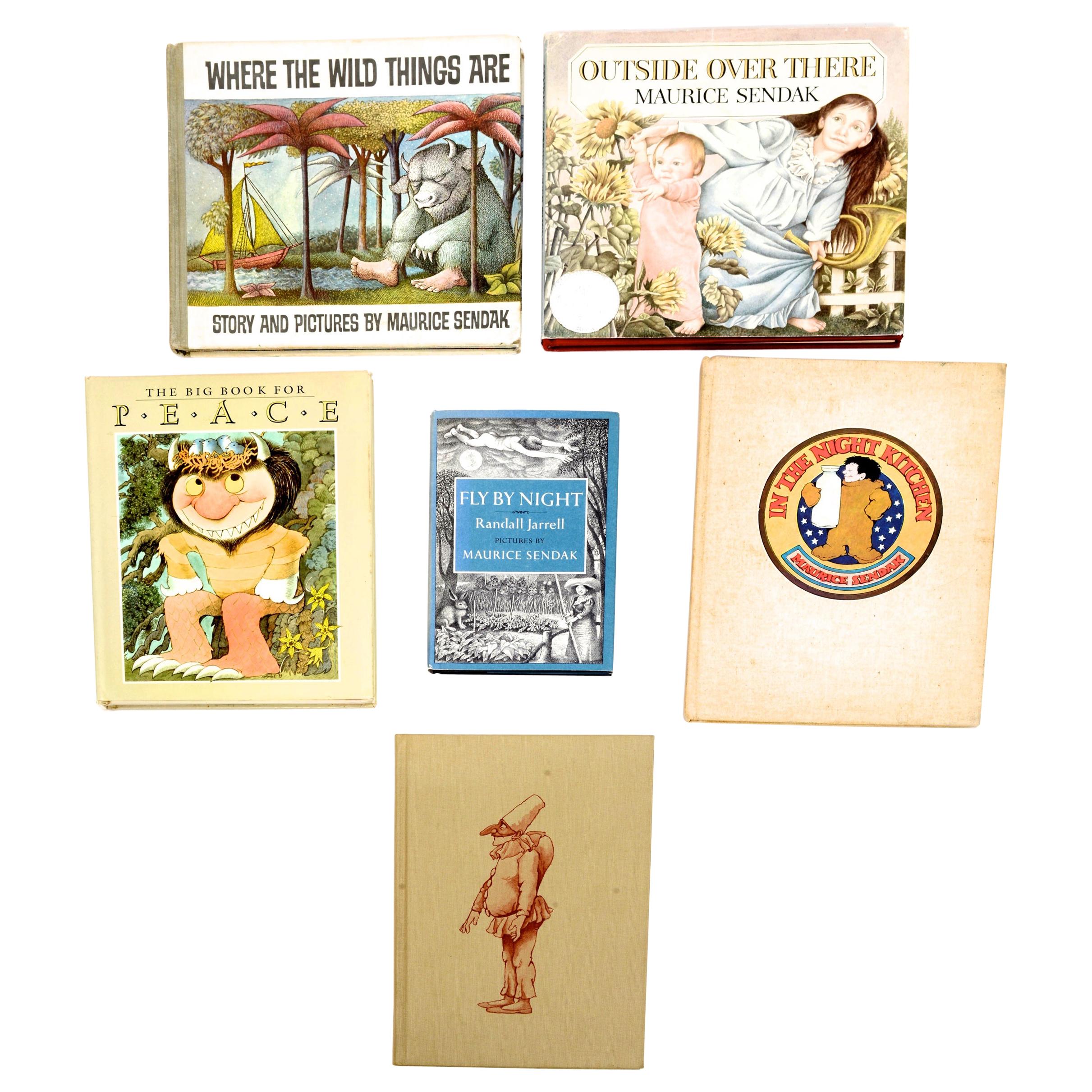 Set of Six Books with Illustrations by Maurice Sendak
