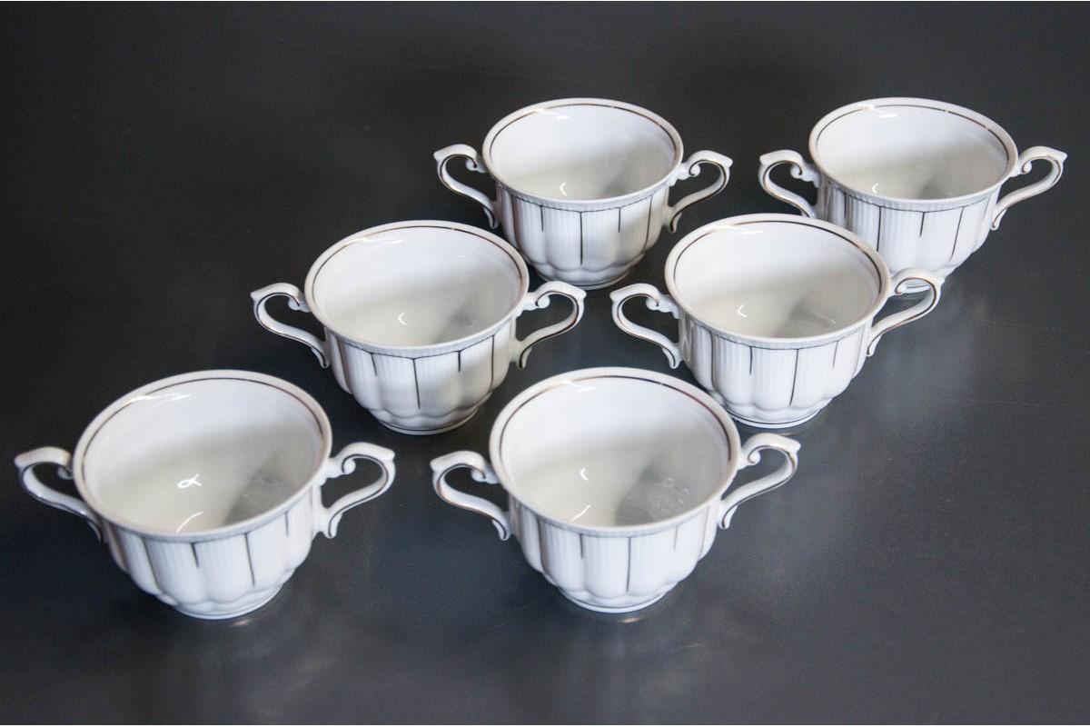 Polish Set of Six Bouillon Cups