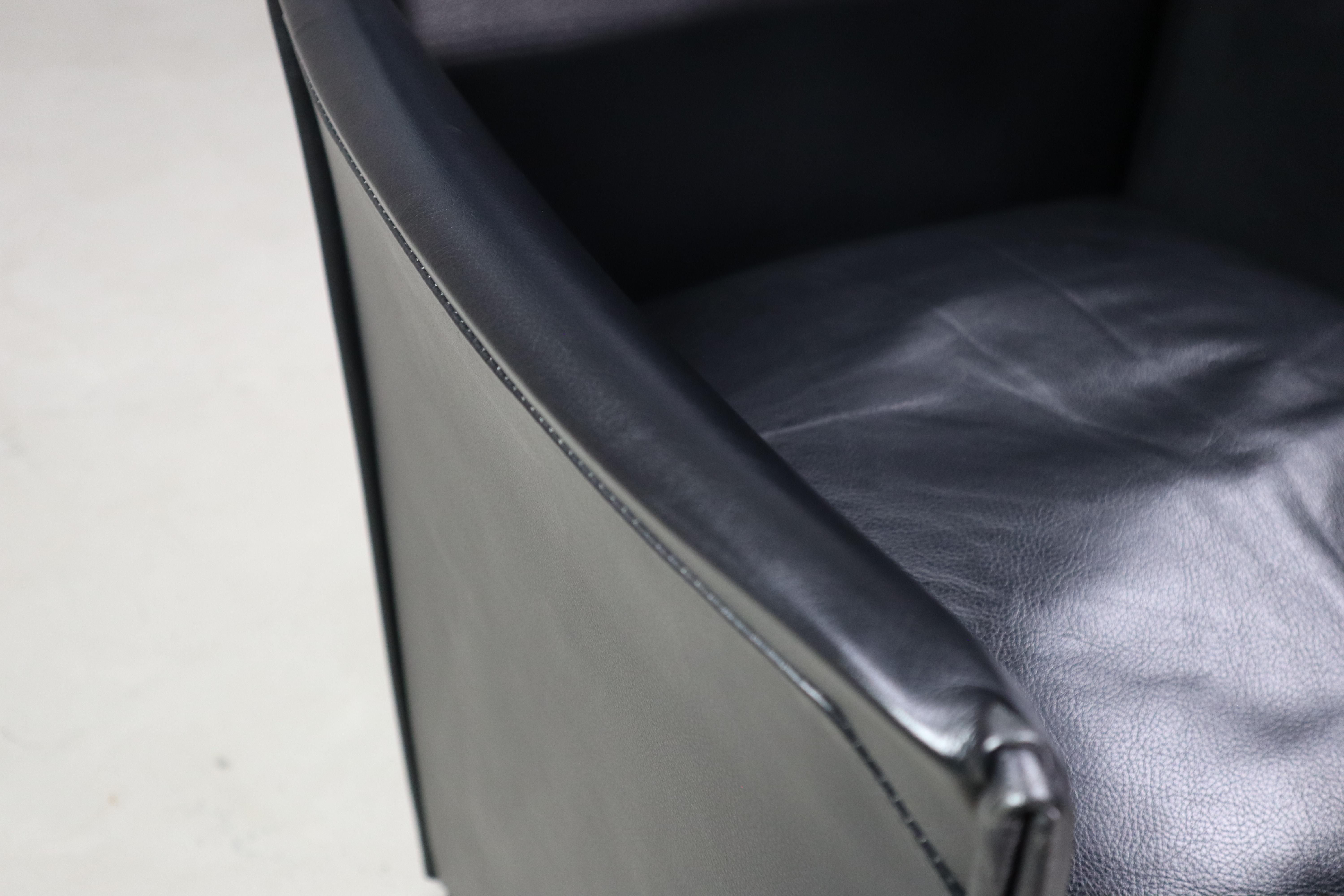 Set of six Break 401 armchairs by Mario Bellini for Cassina, 1976 For Sale 3
