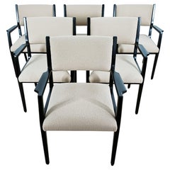 Set of six “bridge” armchairs – Vittorio Dassi 1960