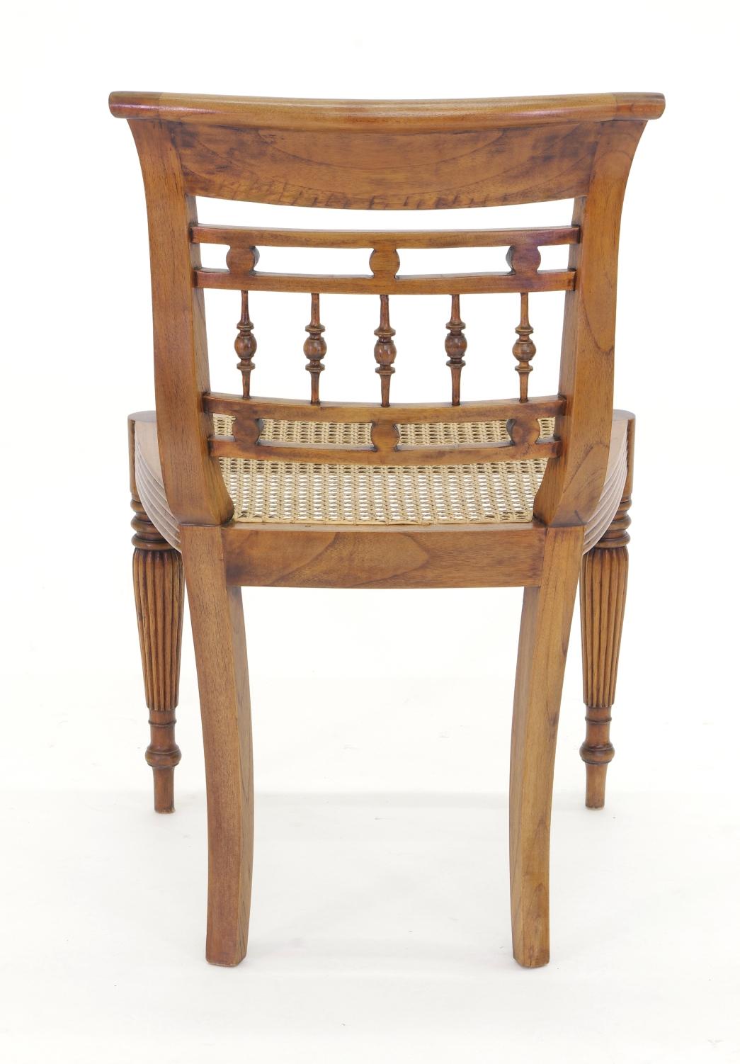 Set of Six British Colonial Dining Chairs, 1830 3