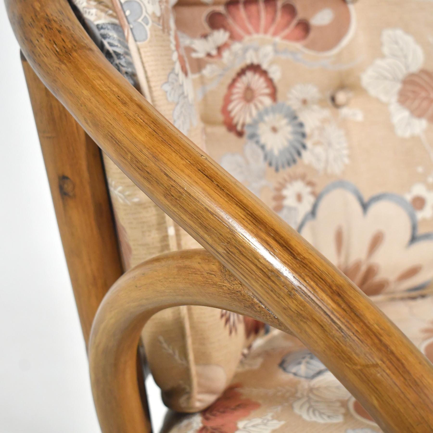 Ensemble de six fauteuils pivotants en rotin Brown Jordan en vente 3