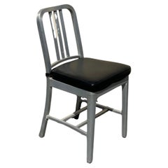 Satz von sechs Stühlen „Navy“ aus gebürstetem Aluminium #111  von Emeco mit Kissen