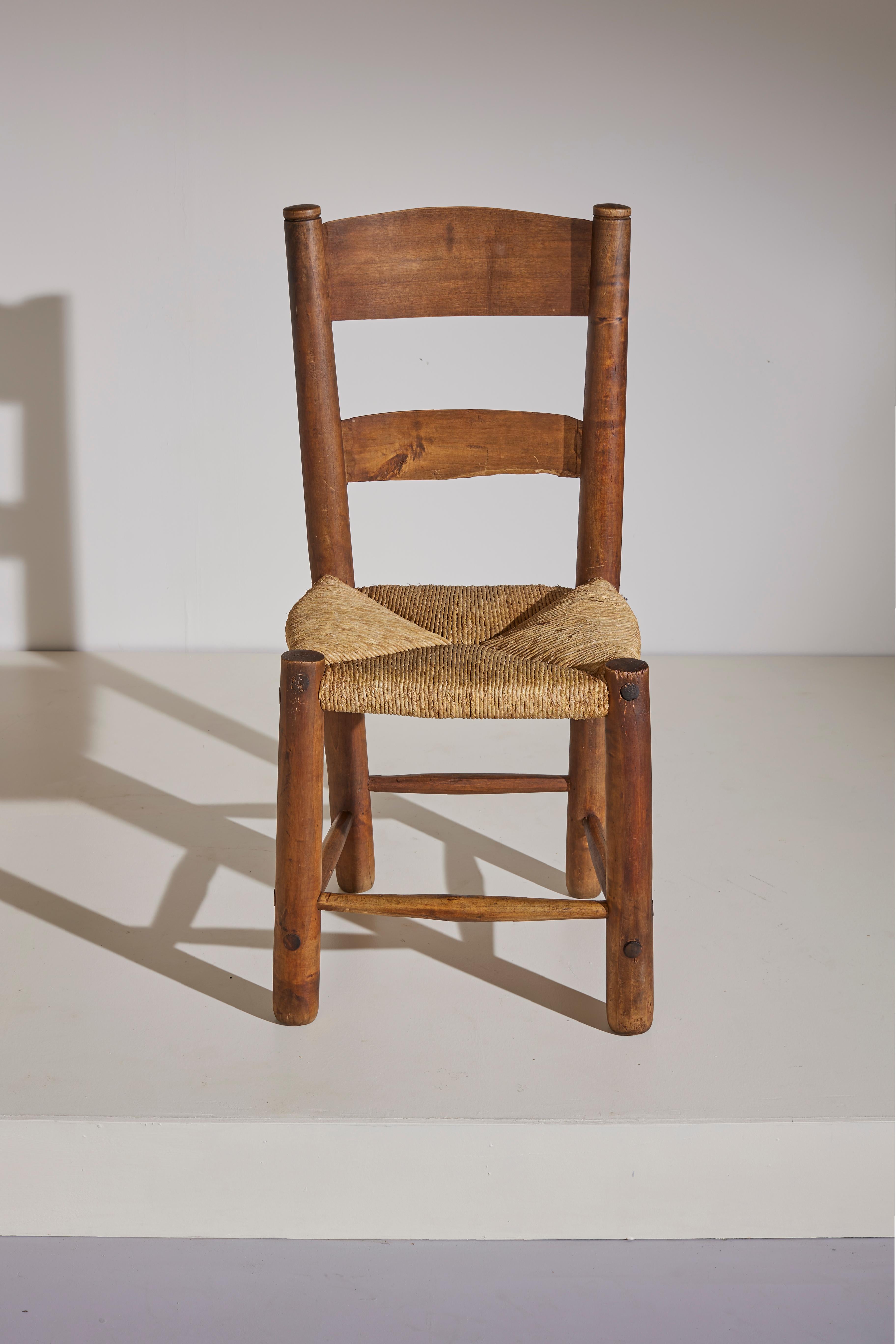 Directly from a Tuscan lodge these chairs have a massive presence due to their rustic, almost brutalist, craftsmanship and lines.

Despite their dimensions you will be surprised - thanks to their poplar frameworks - of how lite they are in a normal