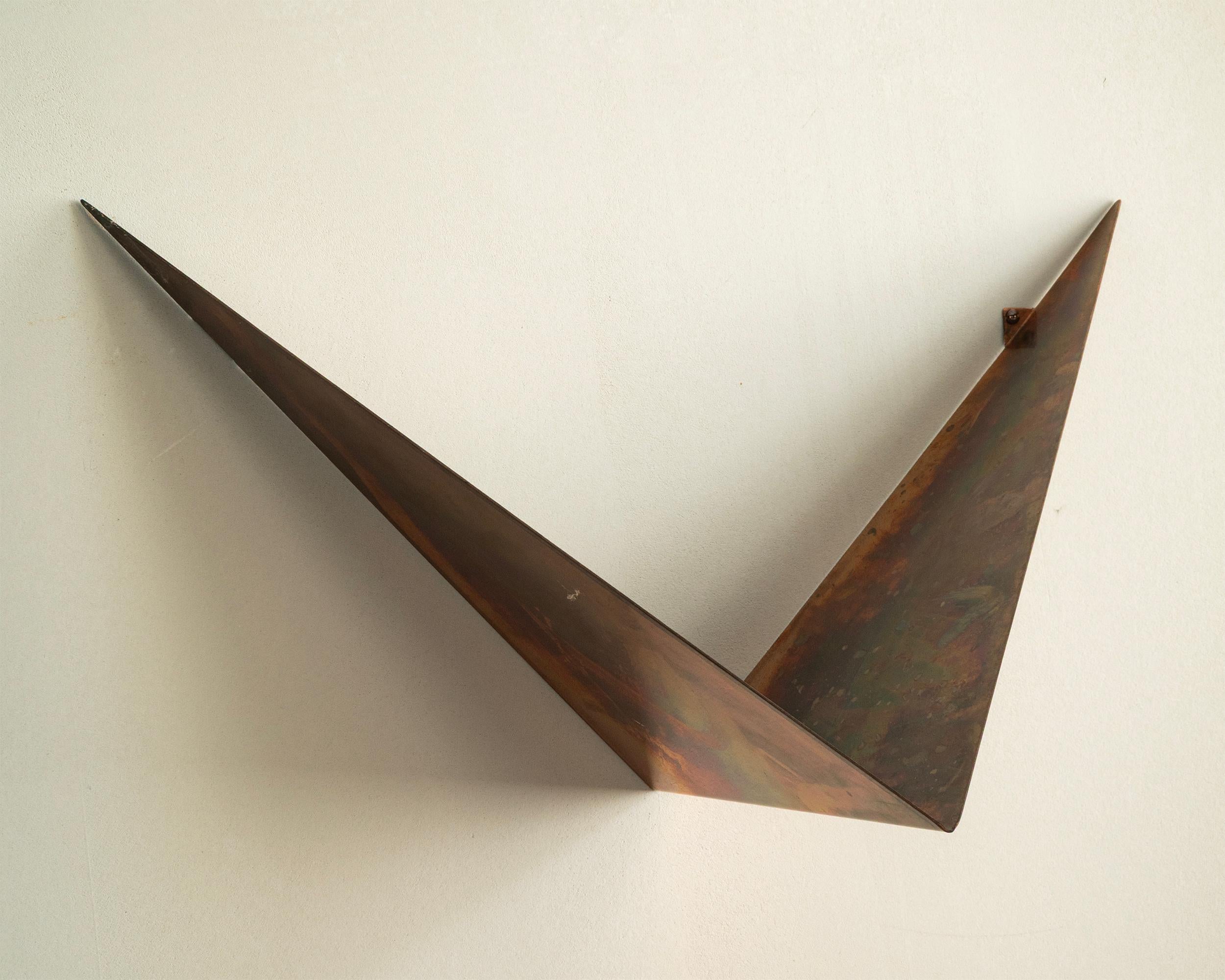 Set of Six Butterfly Copper Shelves by Poul Cadovius (20. Jahrhundert) im Angebot