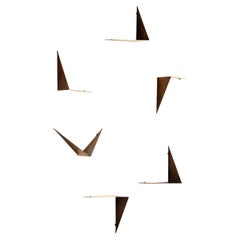 Set of Six Butterfly Copper Shelves by Poul Cadovius