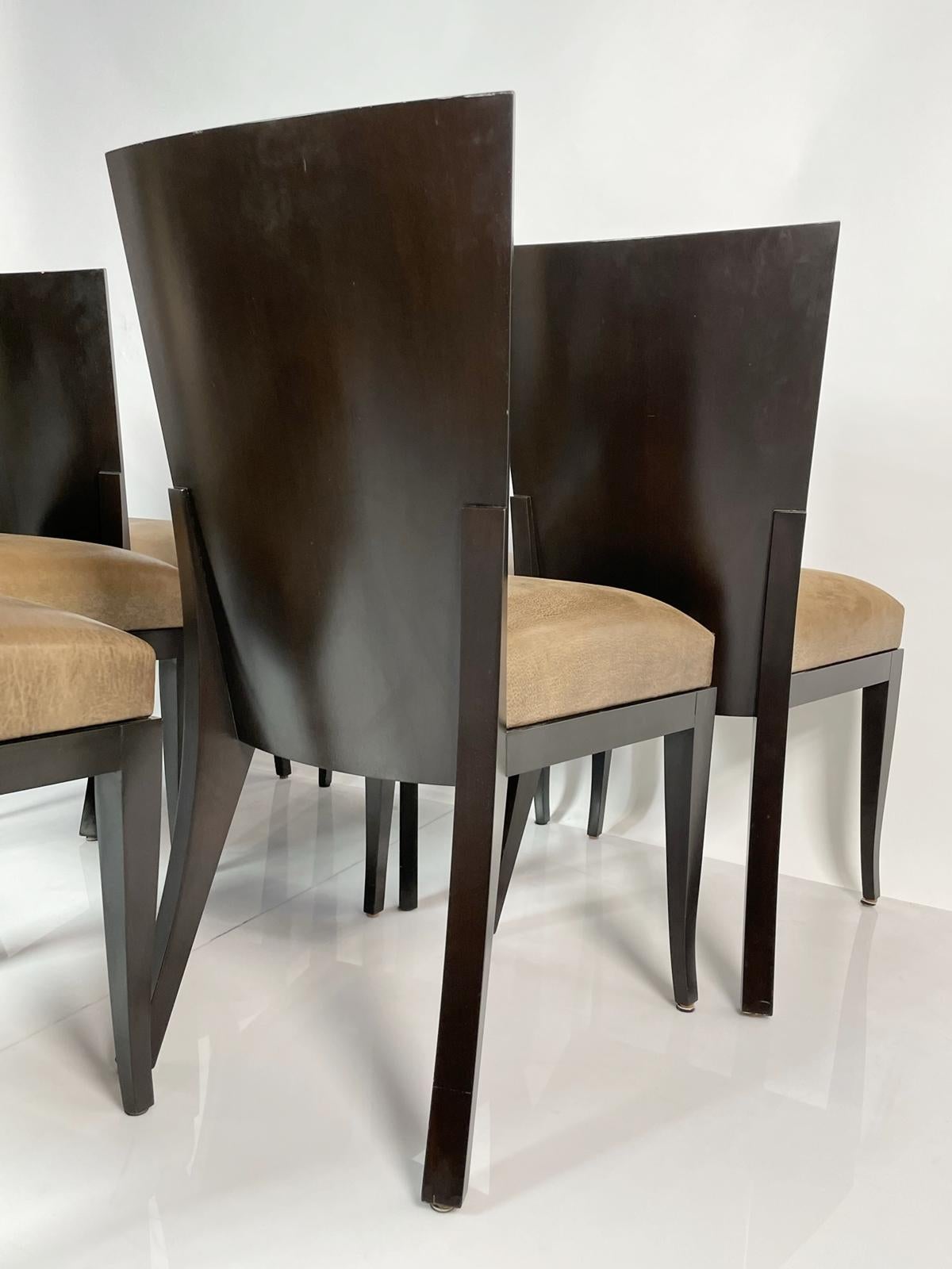 Set of Six Cadette Dining Chairs by Dakota Jackson For Sale 9