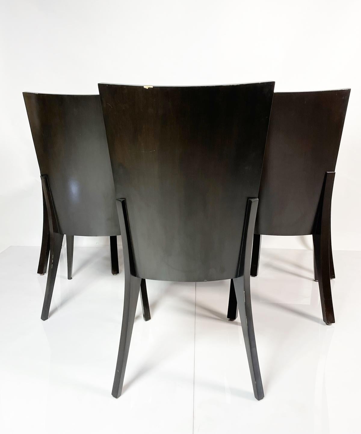 Set of Six Cadette Dining Chairs by Dakota Jackson In Good Condition For Sale In Los Angeles, CA