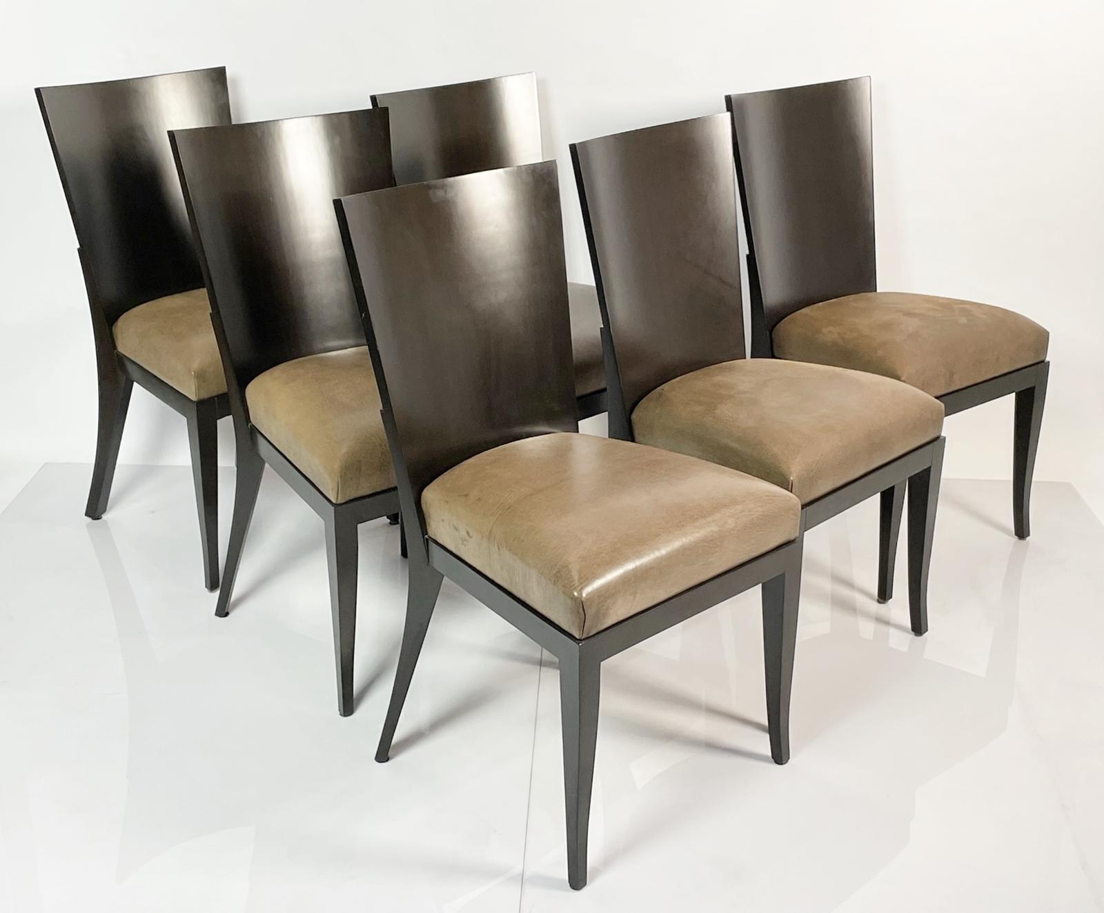 Set of Six Cadette Dining Chairs by Dakota Jackson For Sale 2