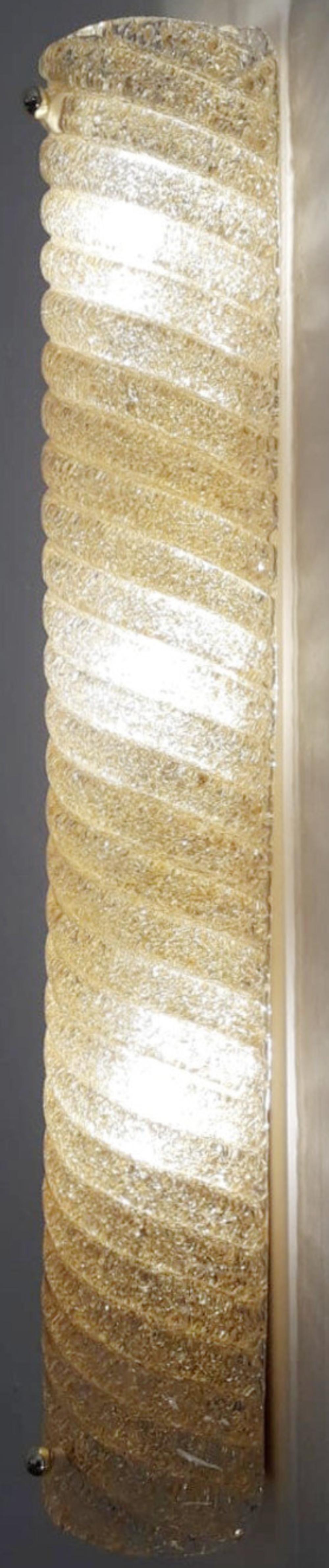 Metà XX secolo Set di sei lampade a sospensione di Barovier&Toso. Italia, anni '60. in vendita