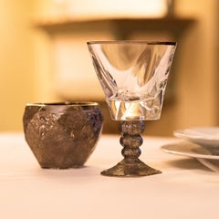 Set of Six Capriccio Assorted Chalices in Platinum