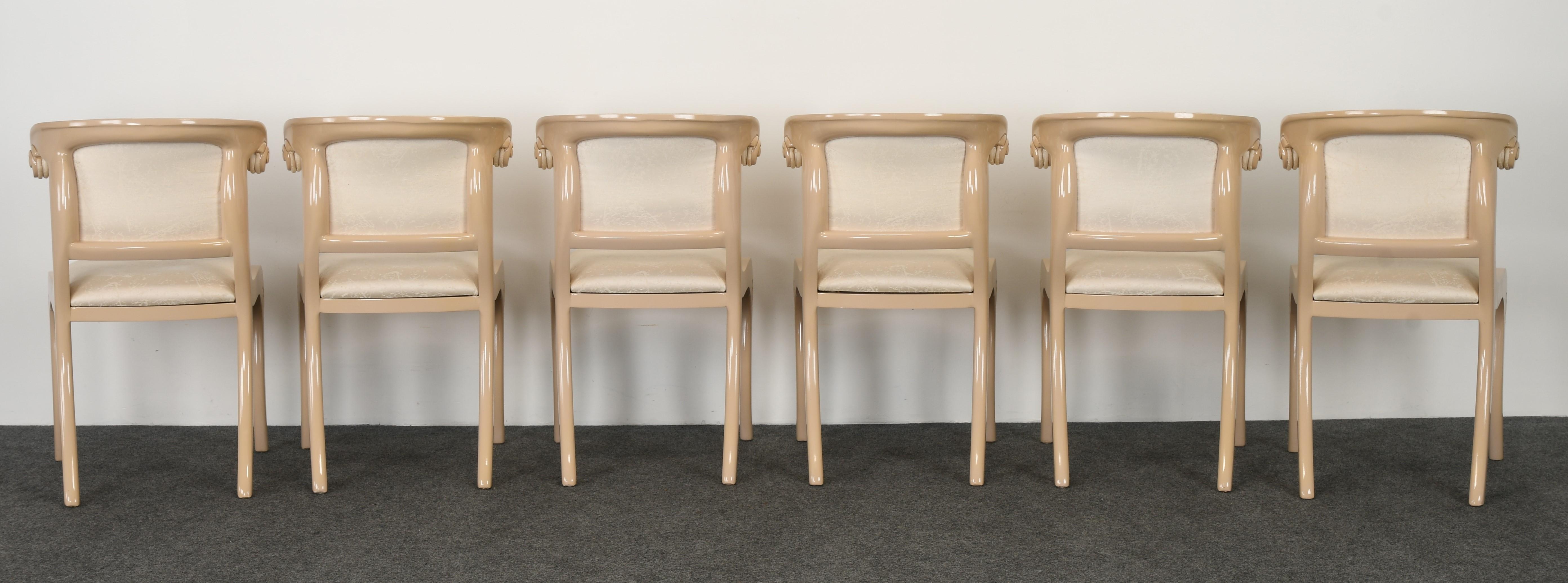Set of Six Casa Stradivari Klismos Chairs, 1980s 2