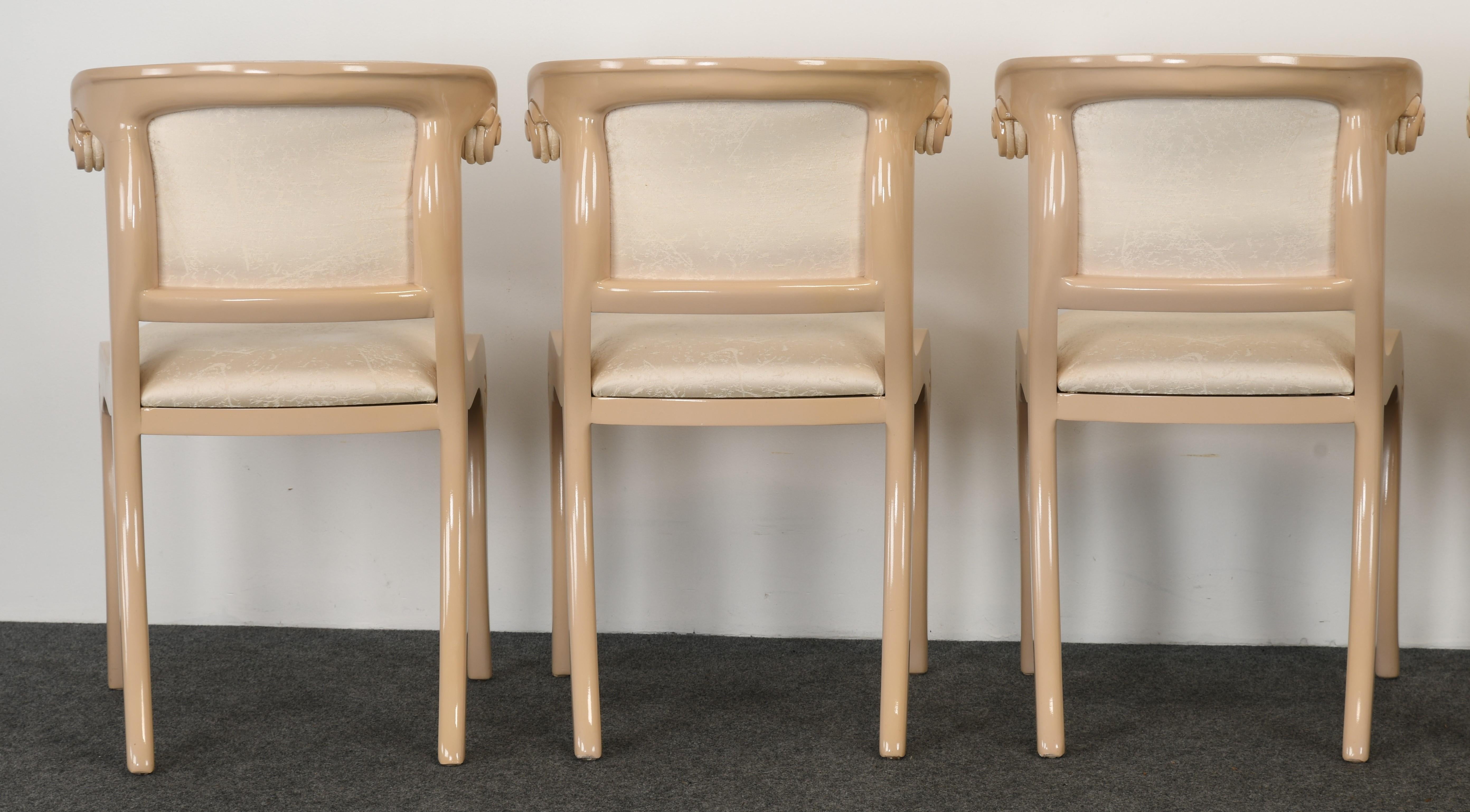 Set of Six Casa Stradivari Klismos Chairs, 1980s 3