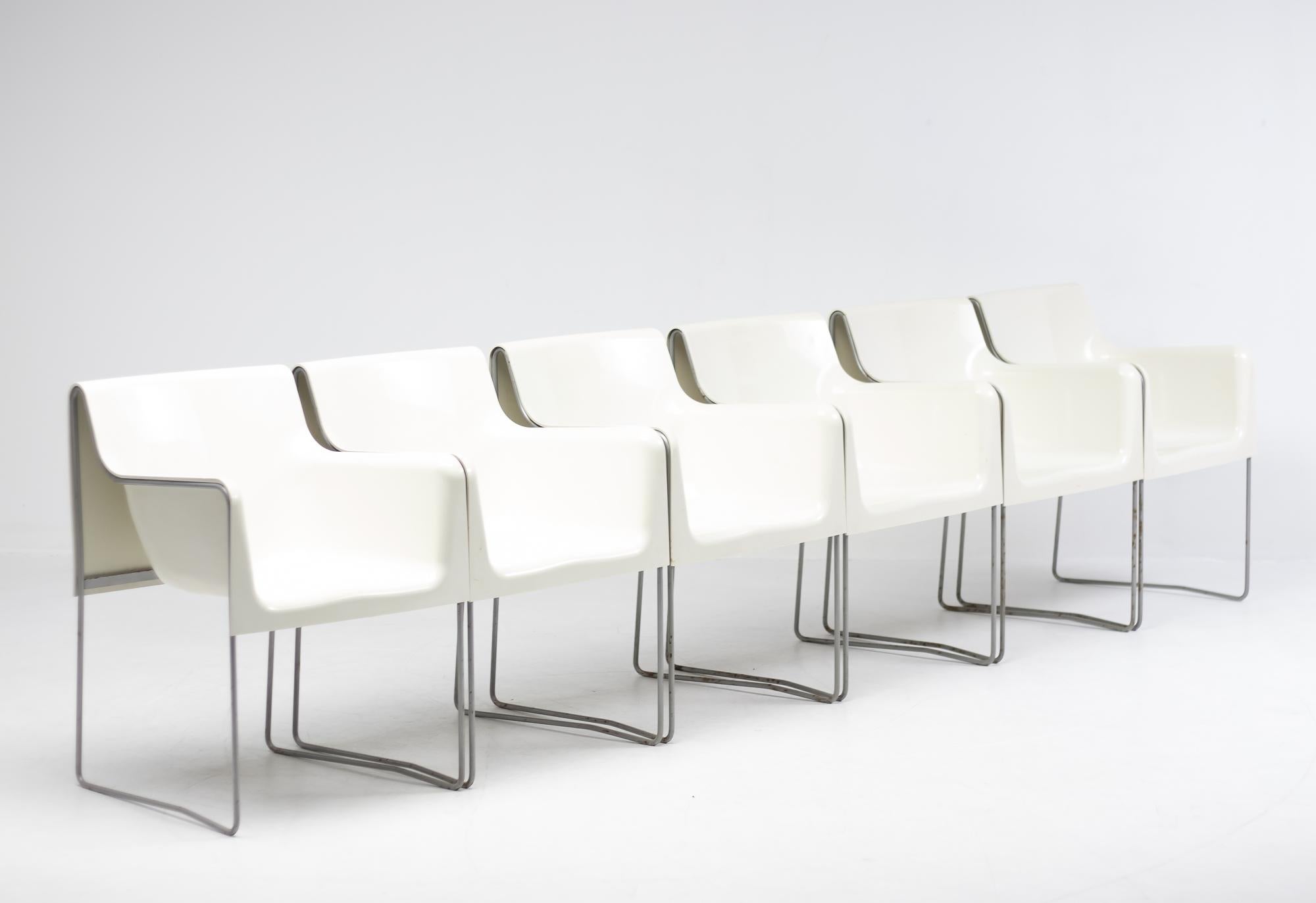 Modern Set of Six Cassina Mabelle Armchairs by Patrick Jouin