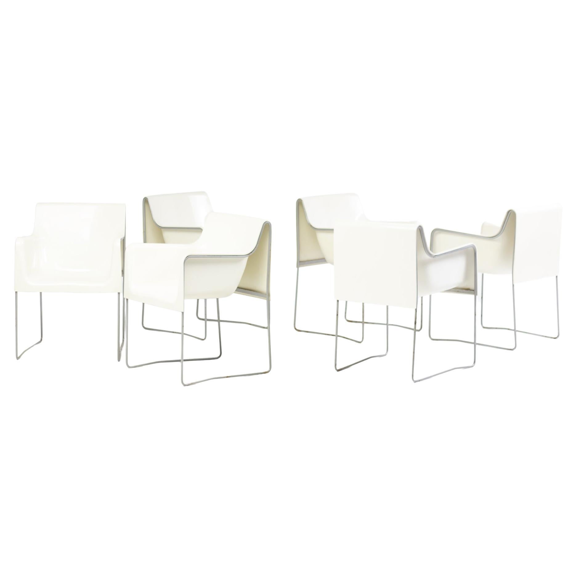 Set of Six Cassina Mabelle Armchairs by Patrick Jouin
