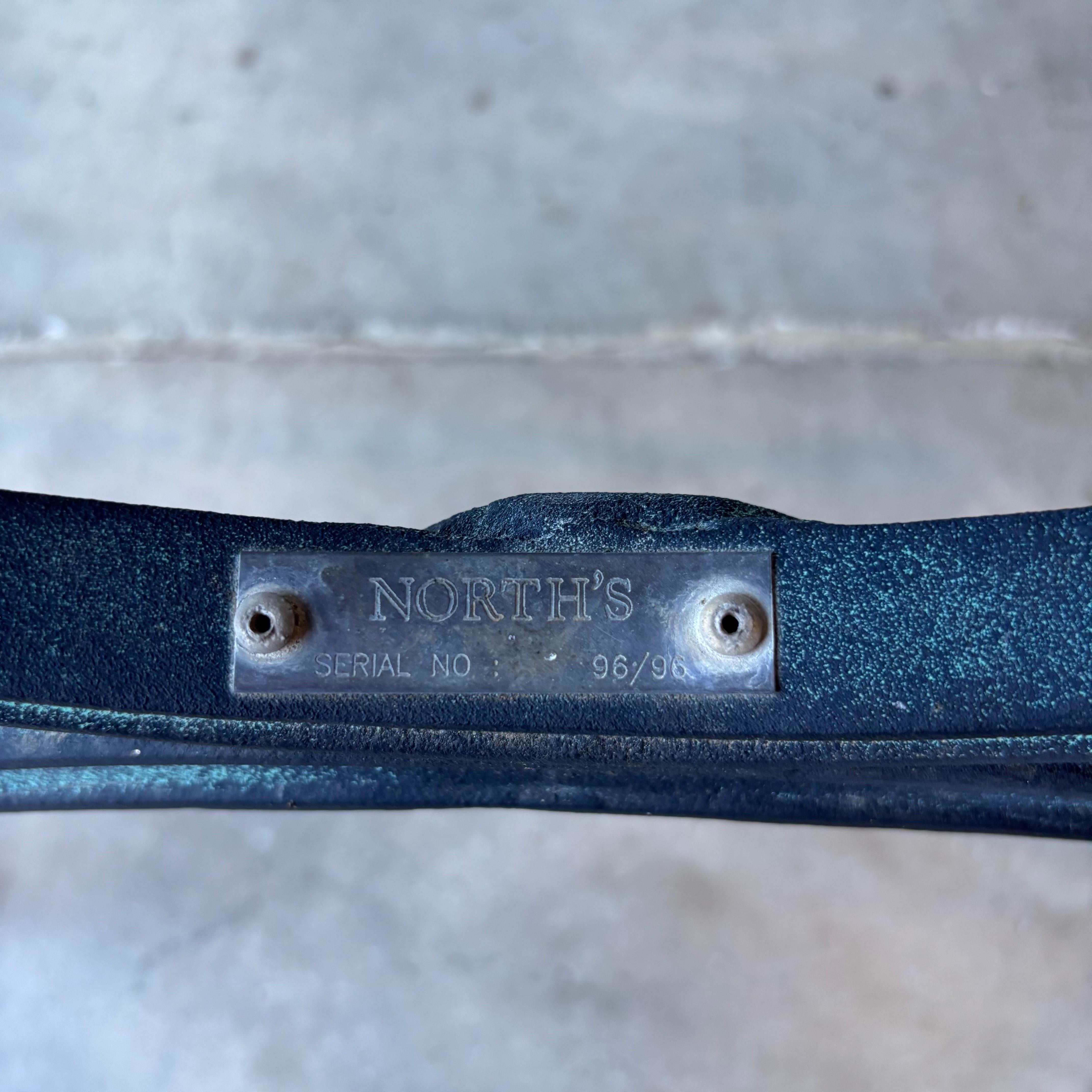 Juego de seis sillones de aluminio fundido para terraza en venta 5