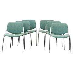 Set of 6 Castelli DSC 106 Chairs by Giancarlo Piretti 1960s Italy