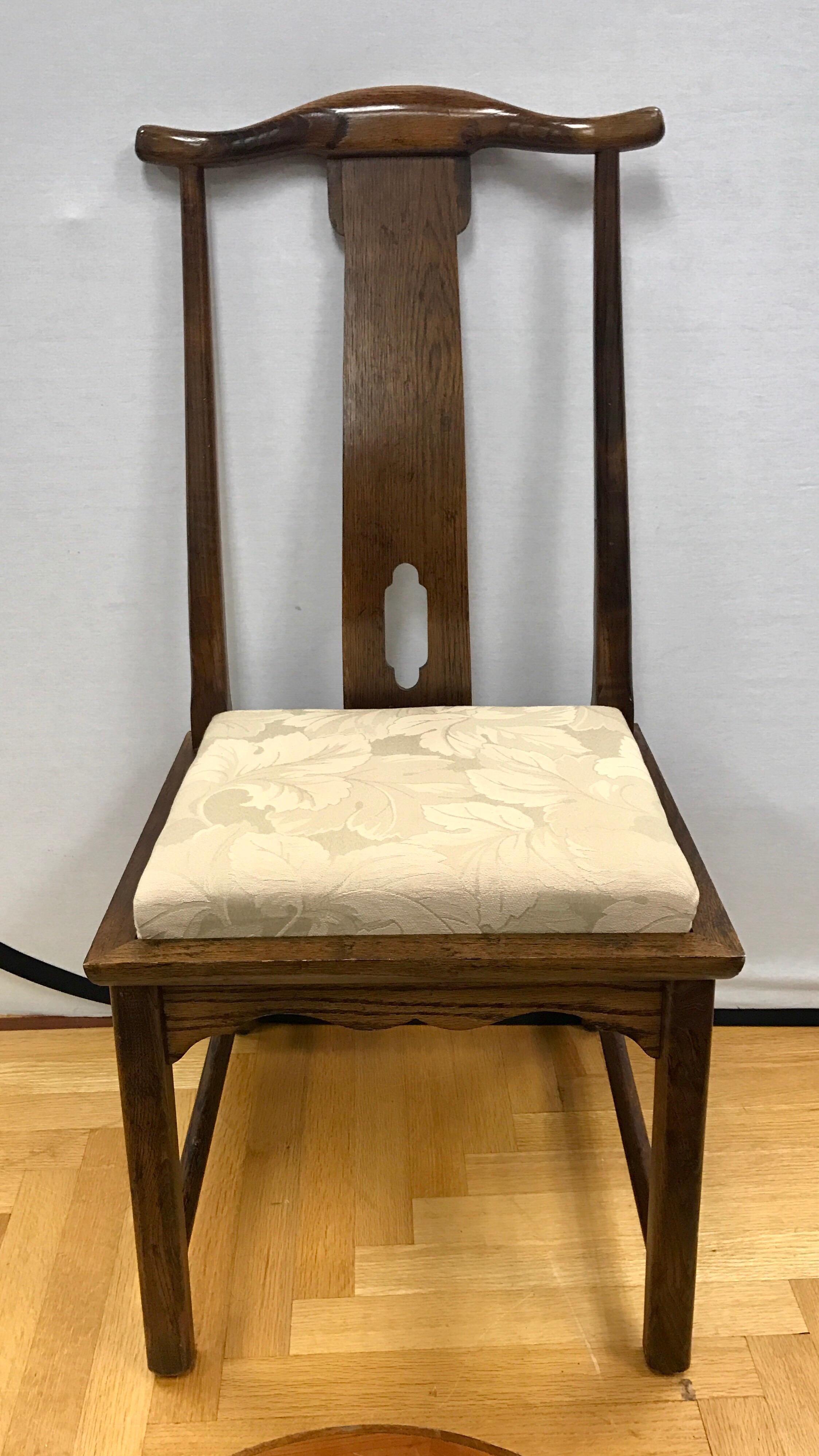 Set of Six Century Furniture Chin Hua Asian Style Dining Chairs In Good Condition In West Hartford, CT
