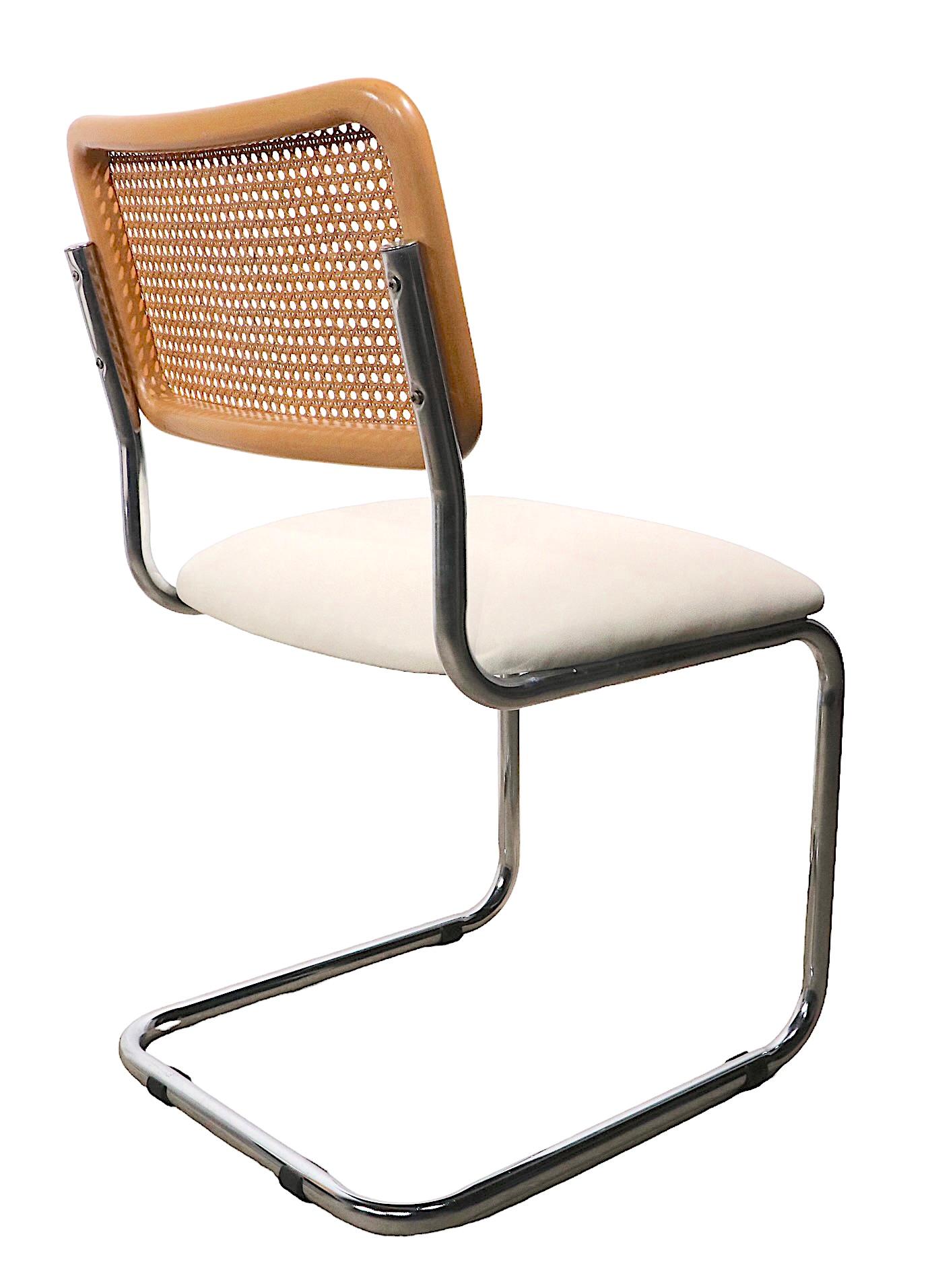 Late 20th Century Set of Six Cesca Chairs Designed by Marcel Breuer c. 1970's
