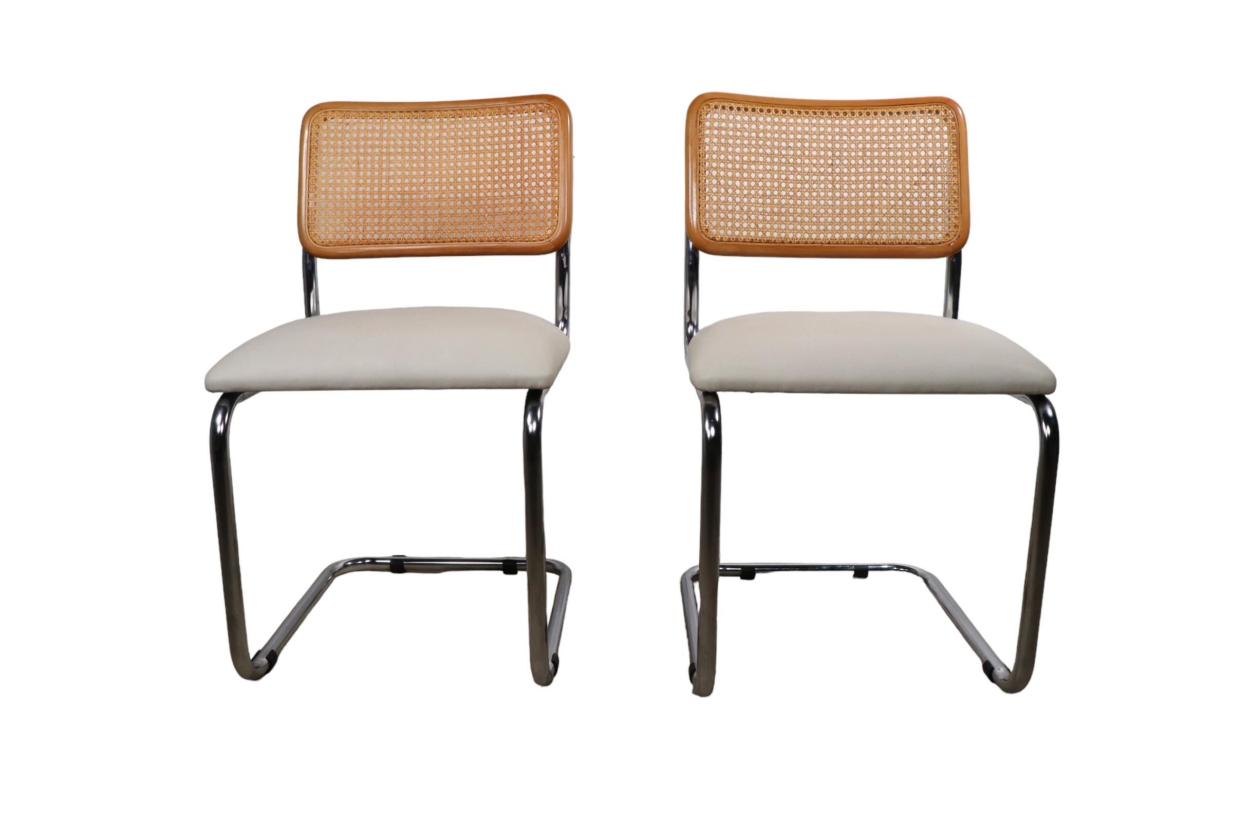 Set of Six Cesca Chairs Designed by Marcel Breuer c. 1970's 1