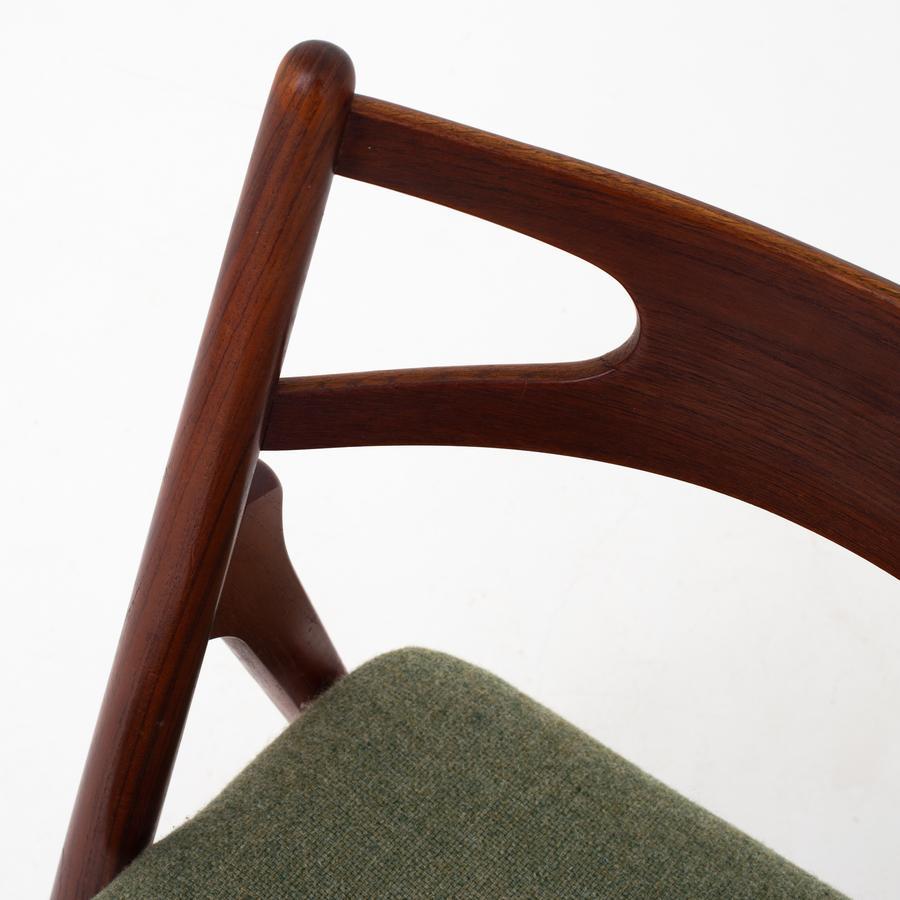 Set of Six CH 29 Chairs by Hans J. Wegner In Good Condition In Copenhagen, DK