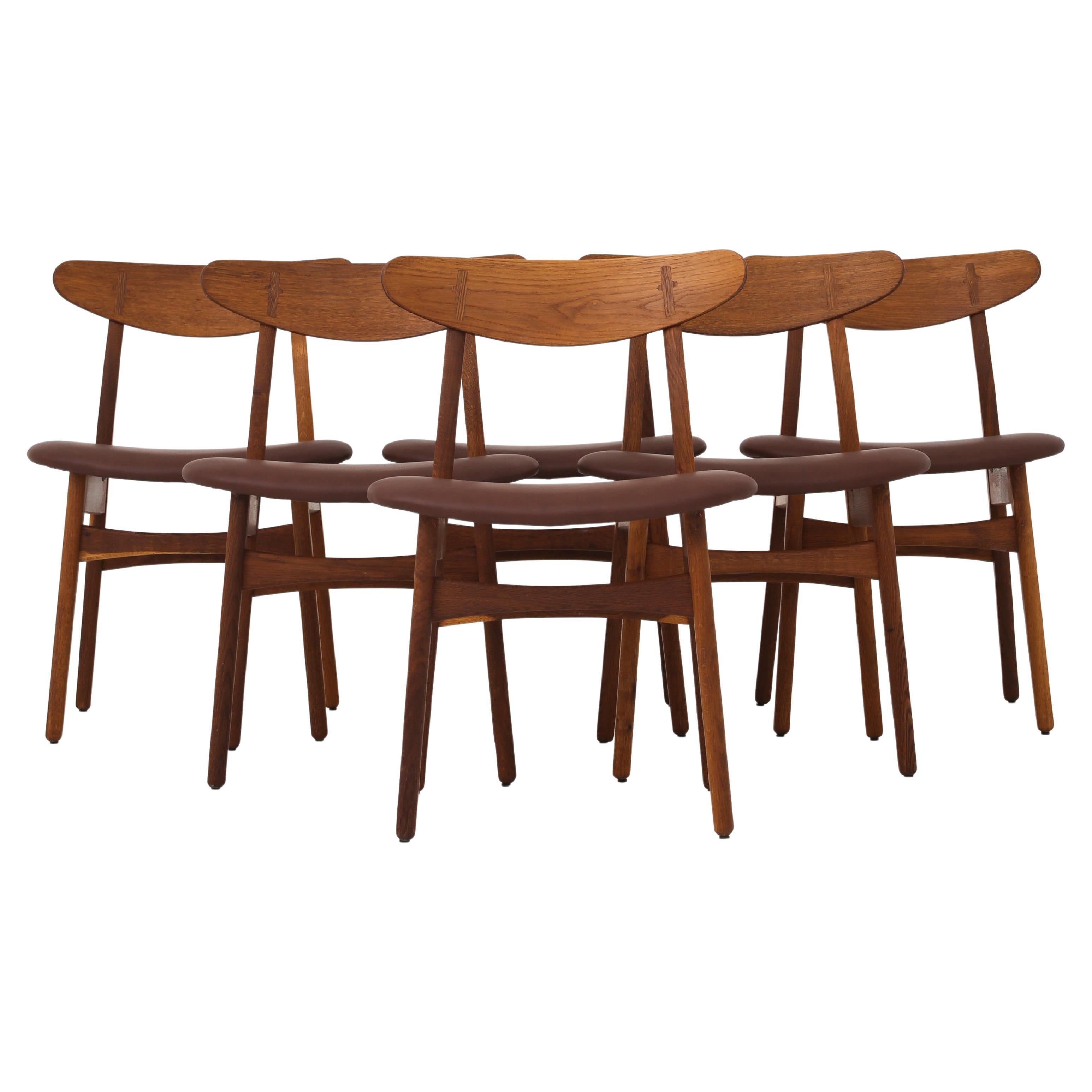 Set of Six CH 30 Dining Chairs by Hans J. Wegner