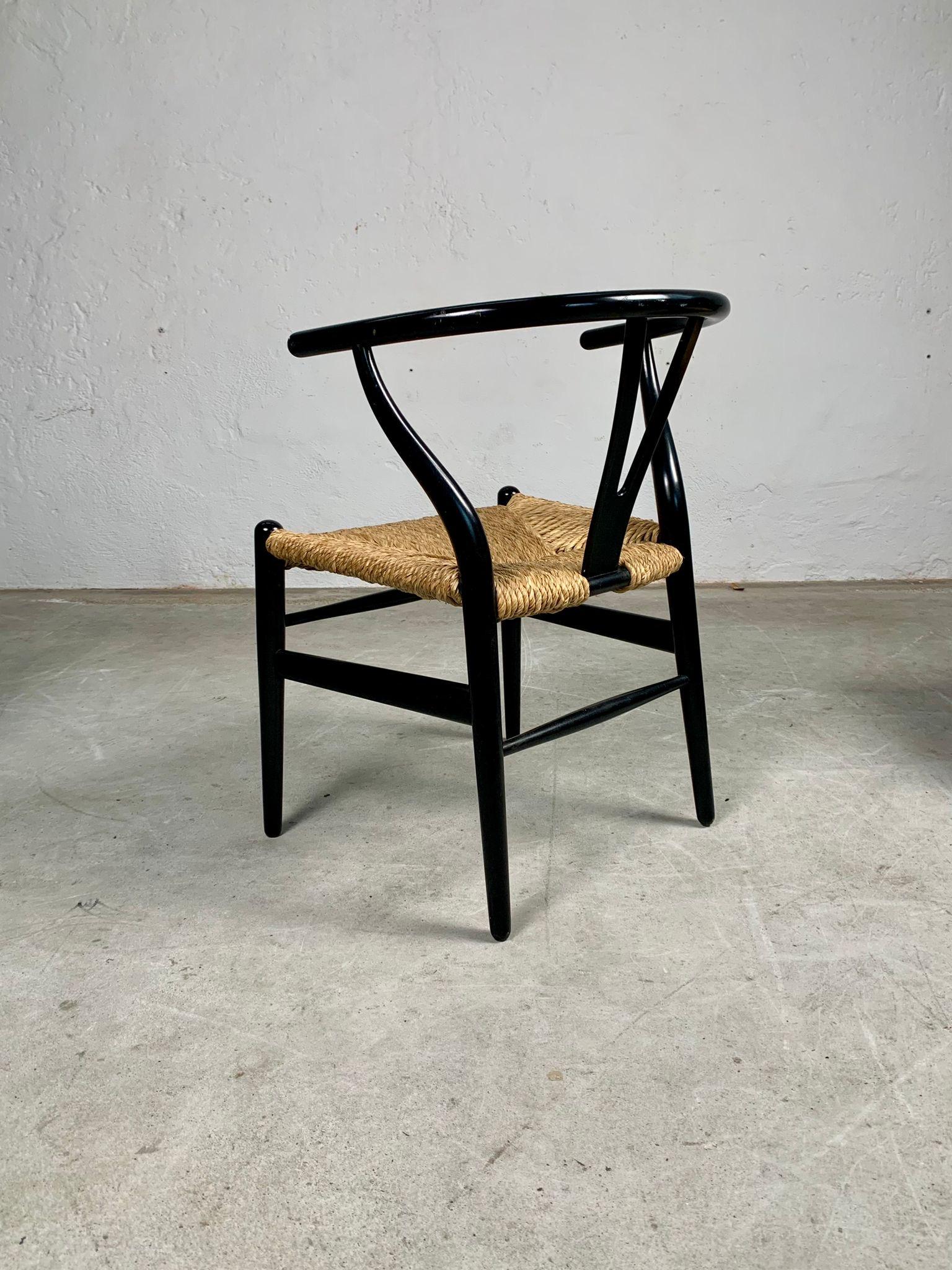Set of six CH24 Wishbone chairs by Hans Wegner for Carl Hansen, Denmark, 1950 1