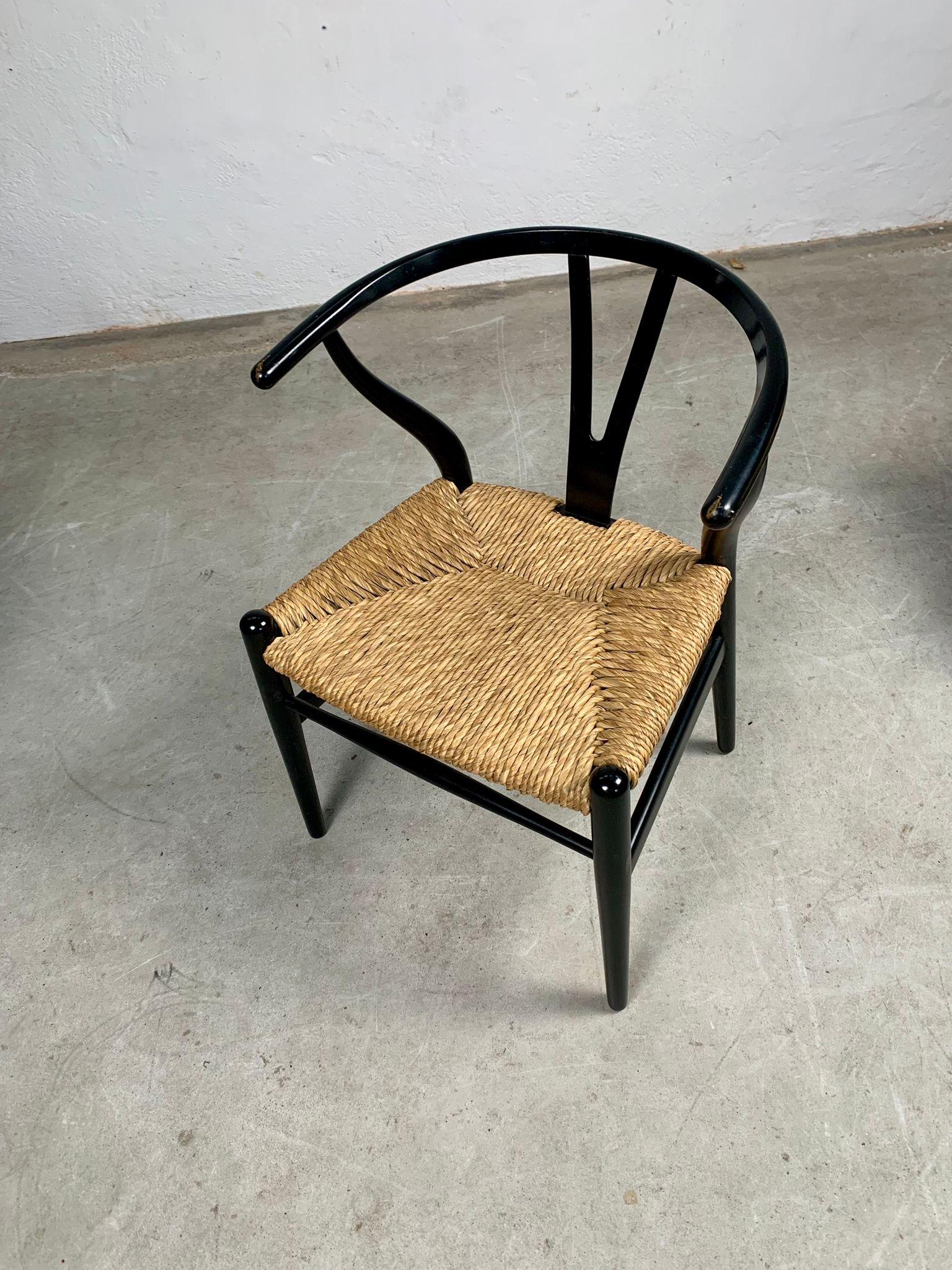 Set of six CH24 Wishbone chairs by Hans Wegner for Carl Hansen, Denmark, 1950 2