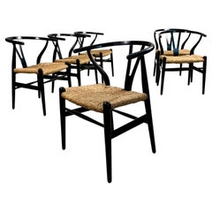 Set of six CH24 Wishbone chairs by Hans Wegner for Carl Hansen, Denmark, 1950