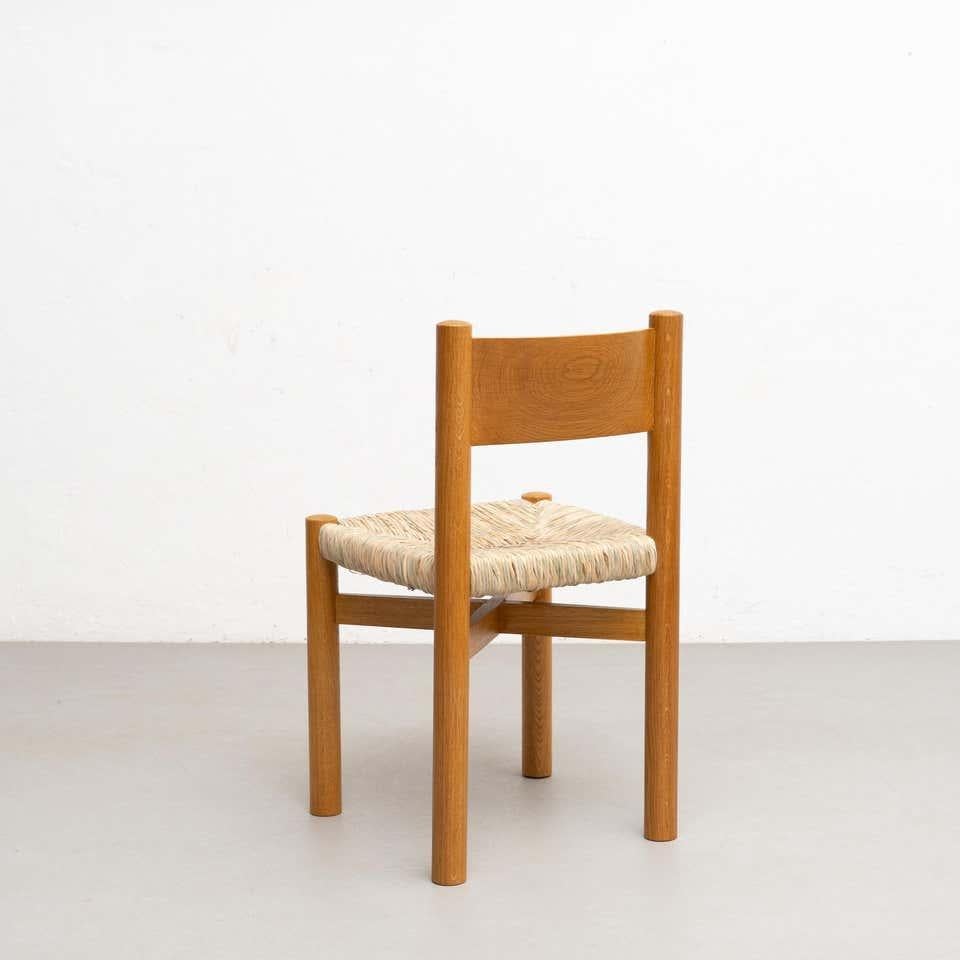 Set of Six Chairs After Charlotte Perriand In Good Condition For Sale In Barcelona, Barcelona