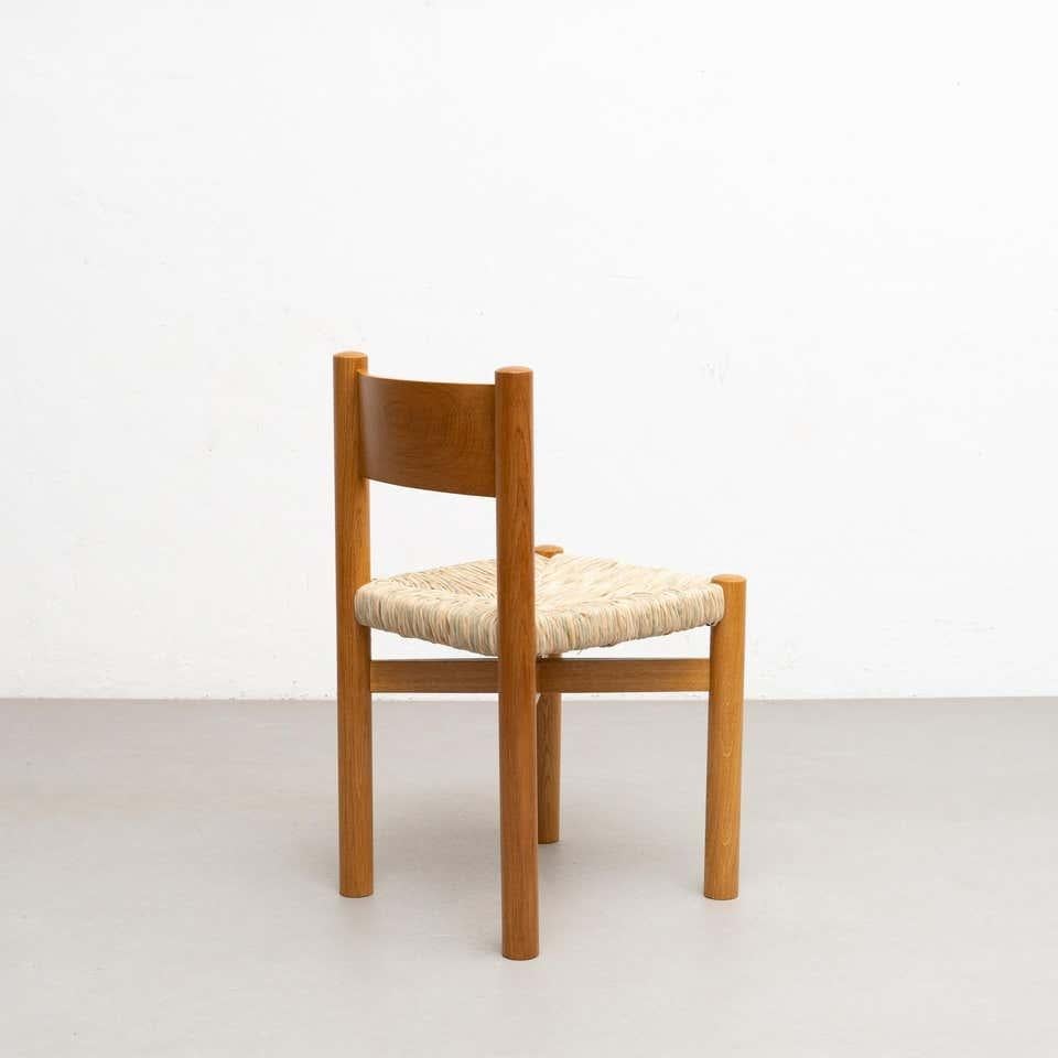 Set of Six Chairs After Charlotte Perriand For Sale 1
