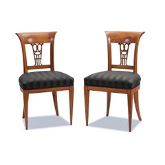 Lot de six chaises de style Biedermeier, CIRCA 1820, en merisier