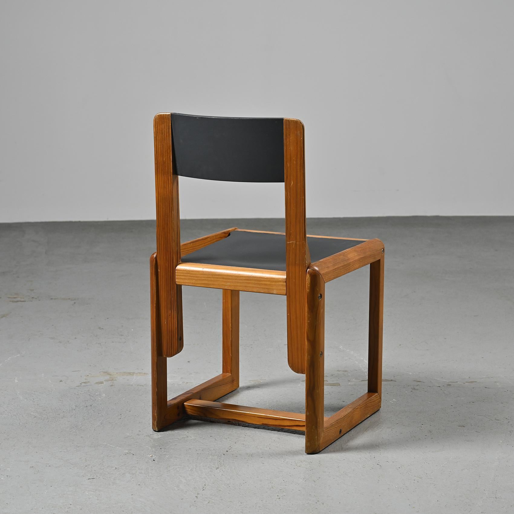 20th Century Set of Six Chairs by André Sornay, France 1960s