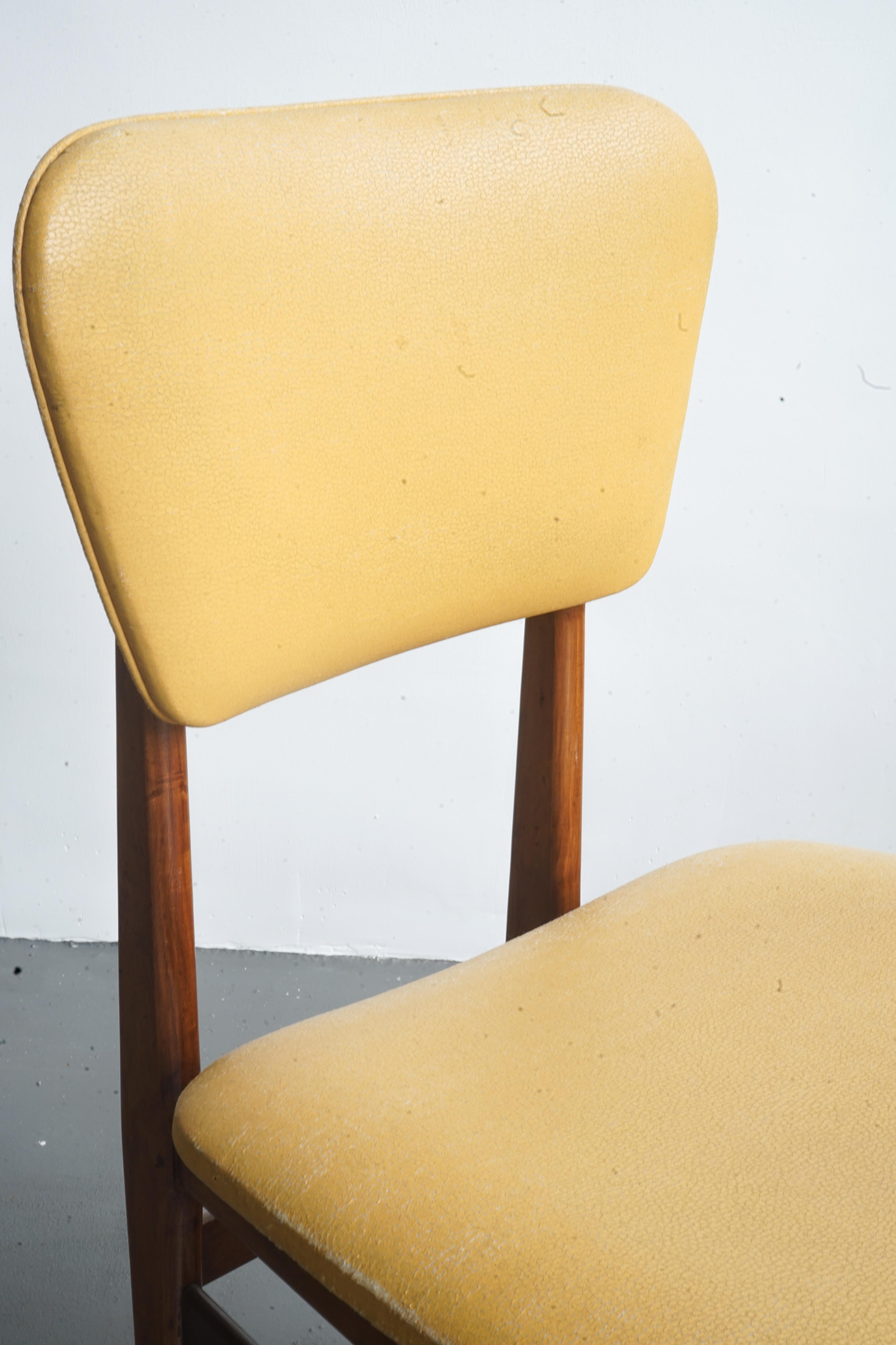 Set of Six Chairs by Carlo Hauner, Brazilian Design 4