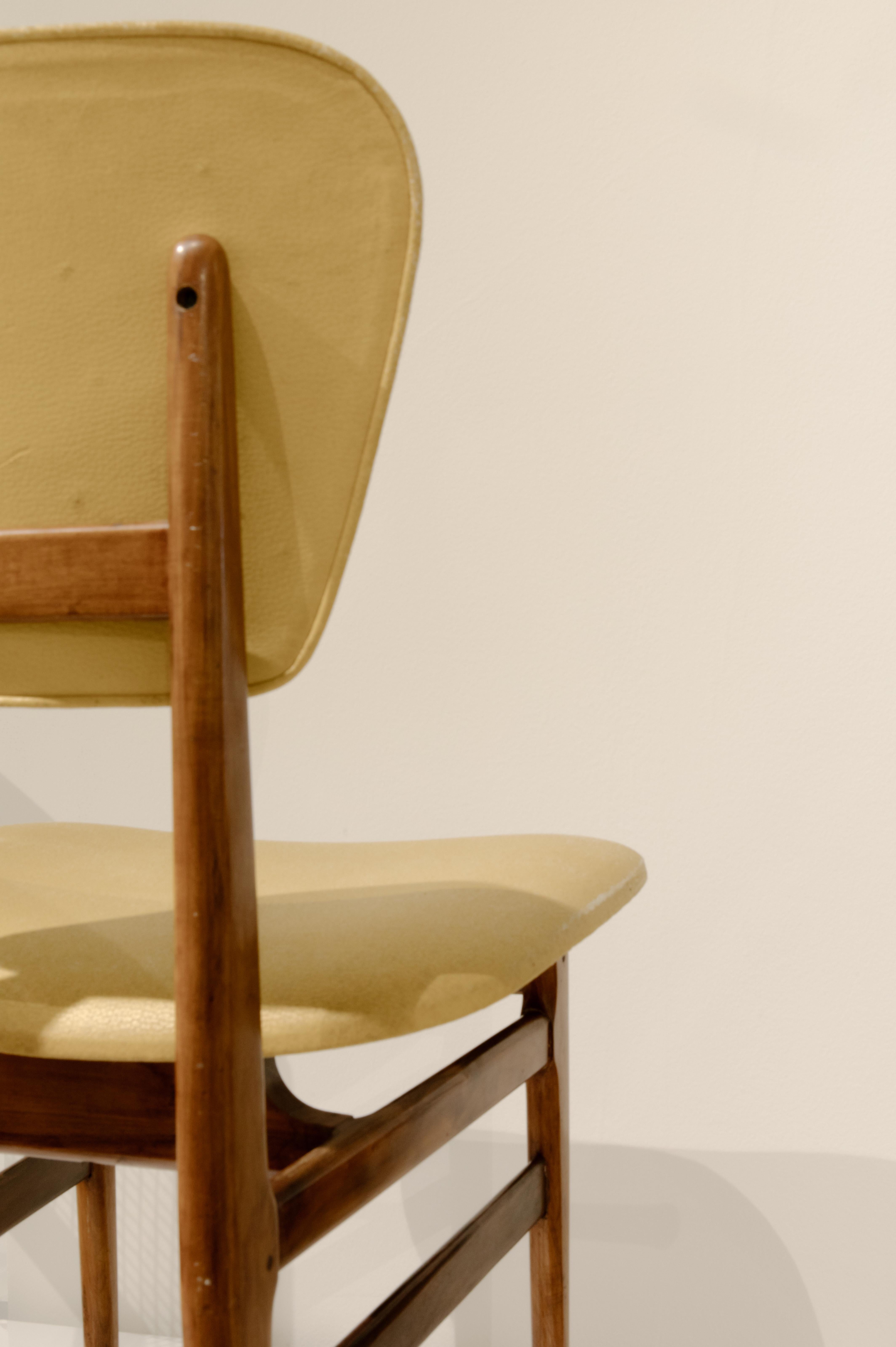 Set of Six Chairs by Carlo Hauner, Brazilian Design 7